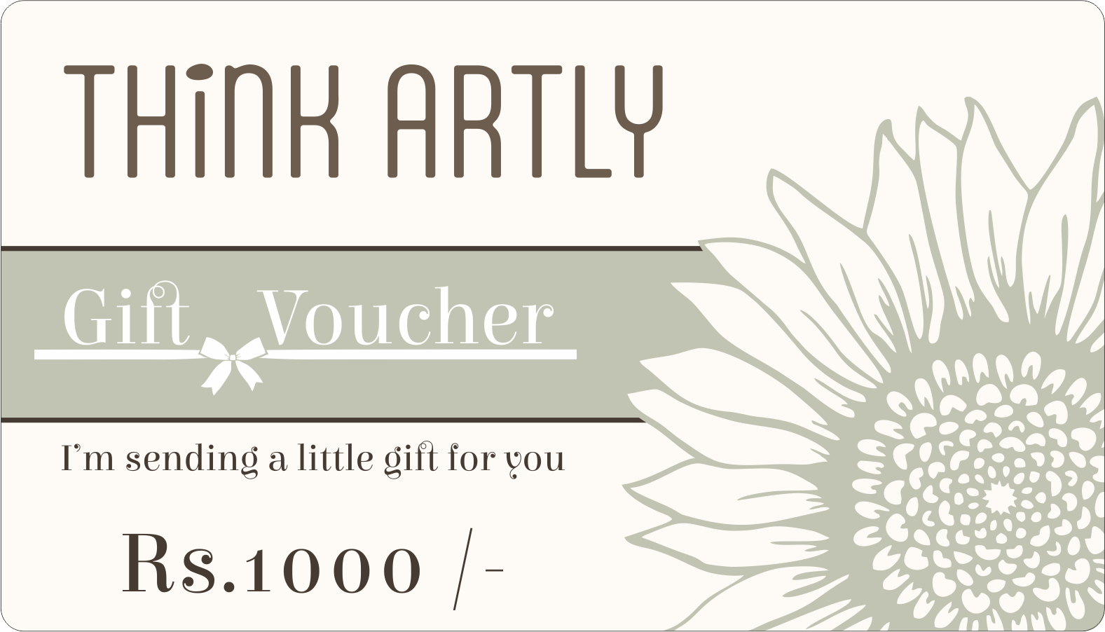 Think Artly Store Gift Card