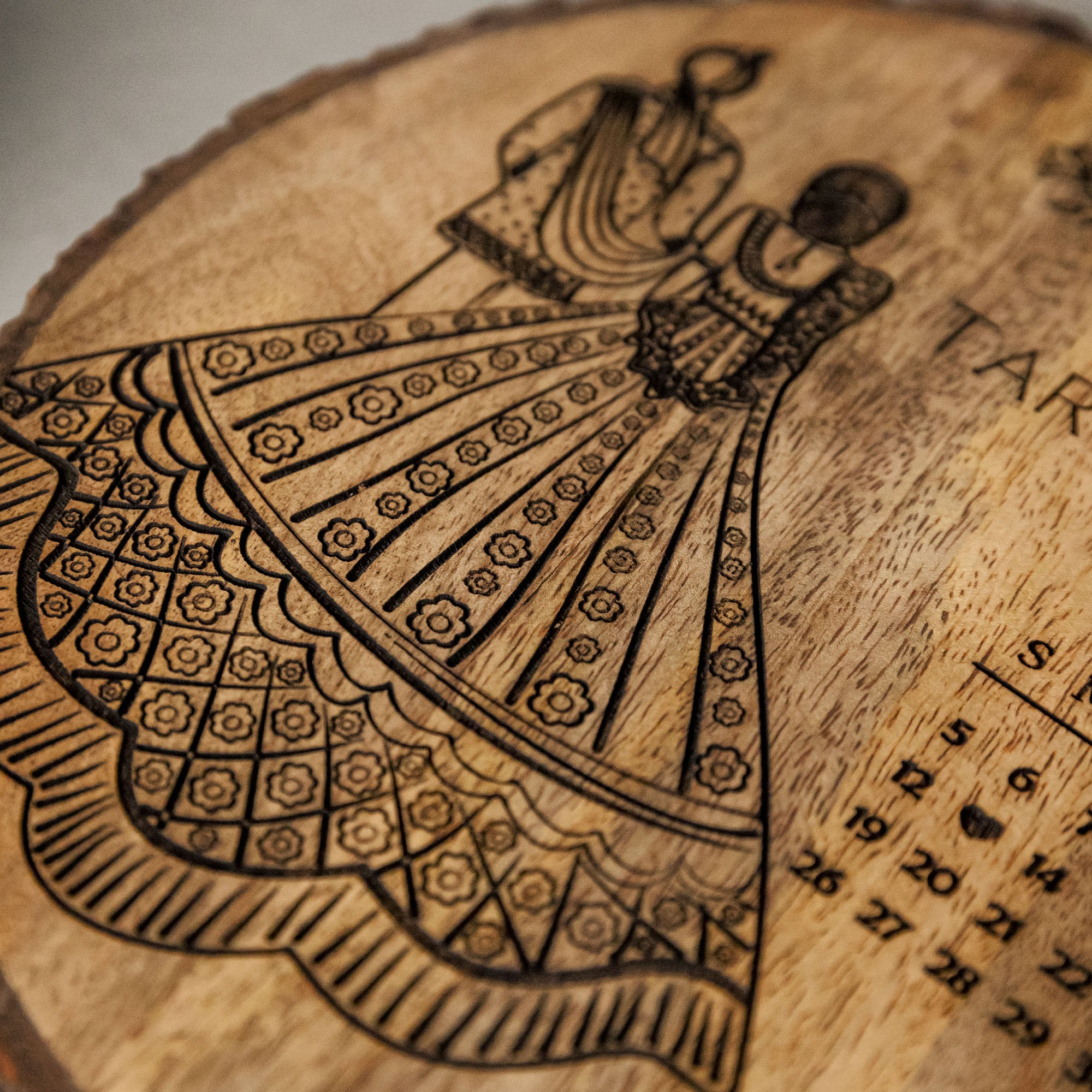 'CUSTOMIZED NORTH INDIAN WEDDING GIFT' - Wooden Plaque