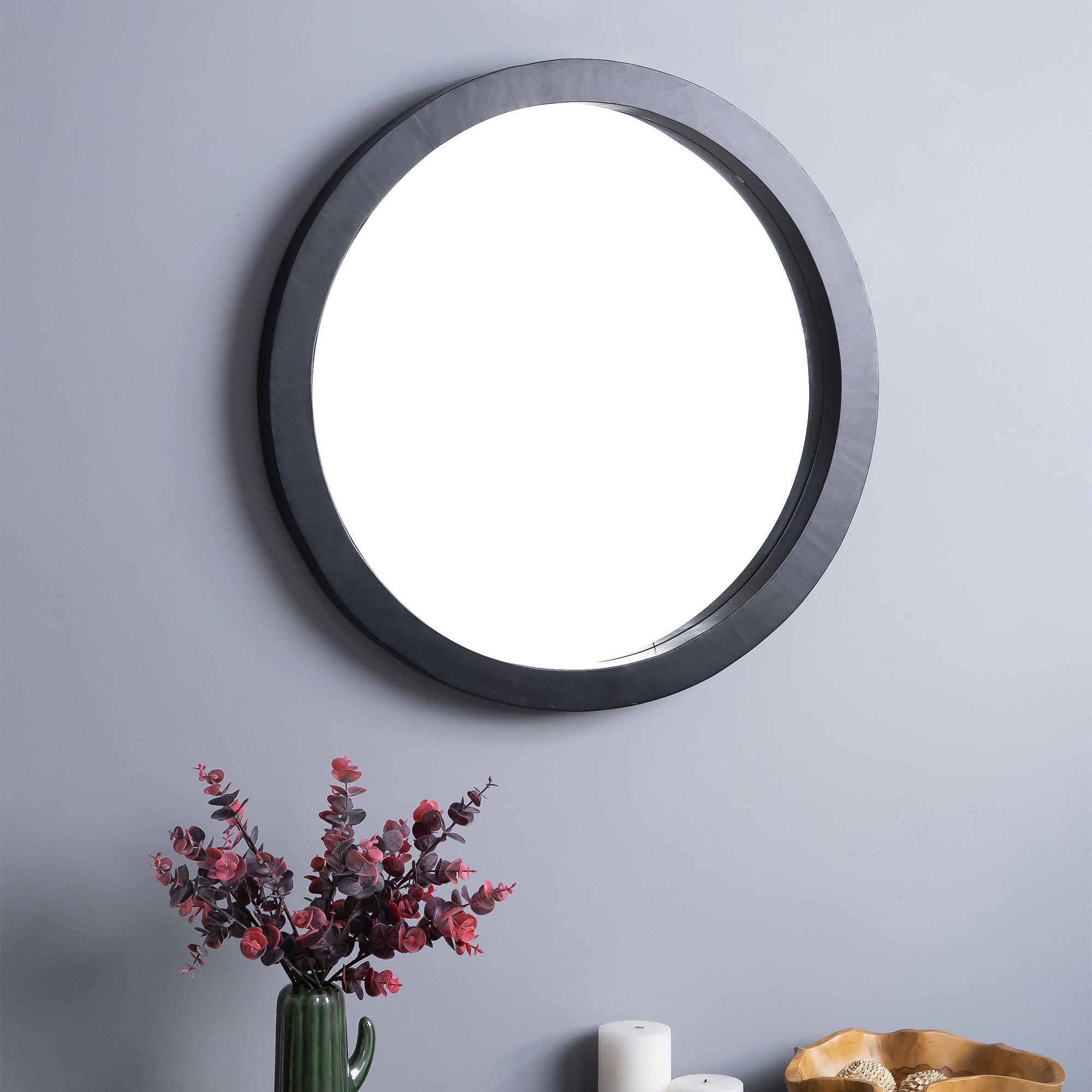 Amara Black Large Mirror