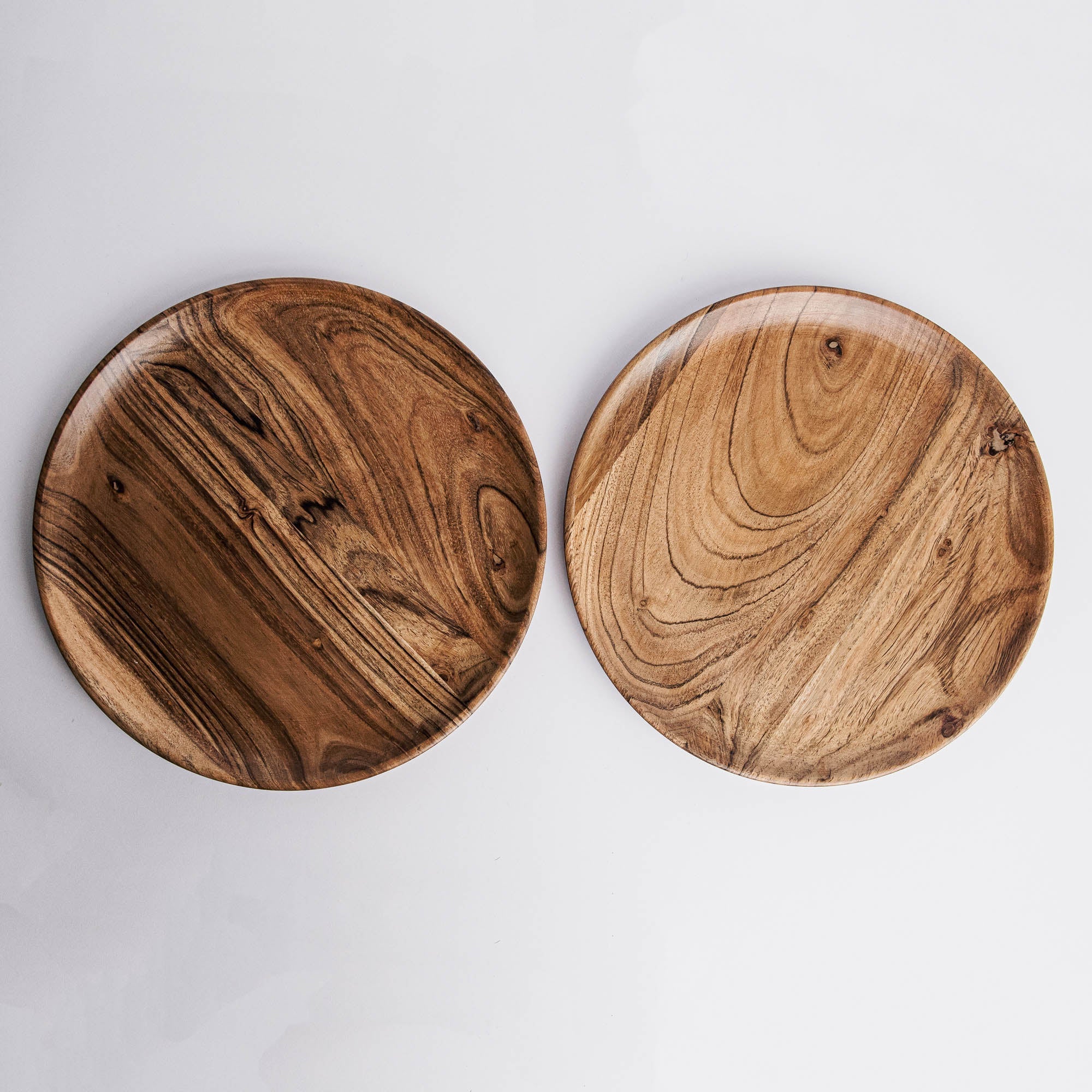 Dune Acacia Plates Set of 2 - Medium