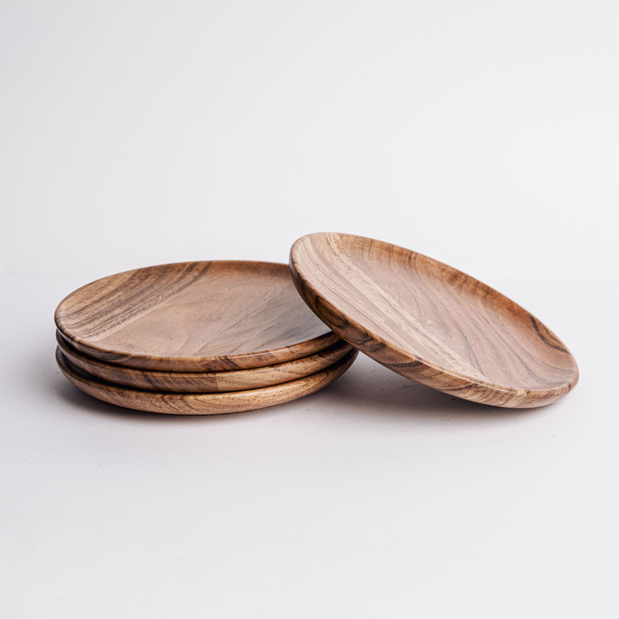 Dune Acacia Plates Set of 4 Medium