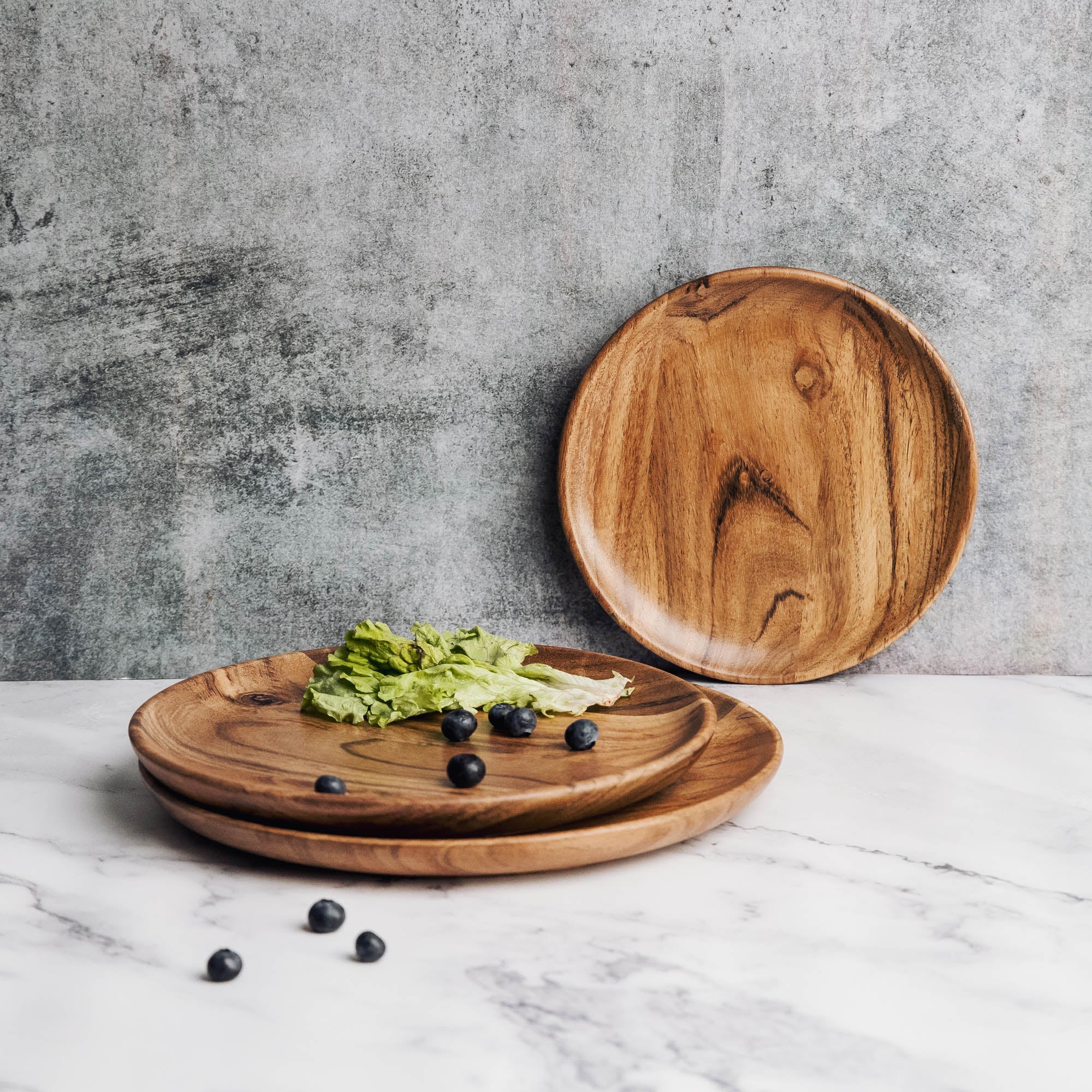 Dune Acacia Plates Set of 2 Small