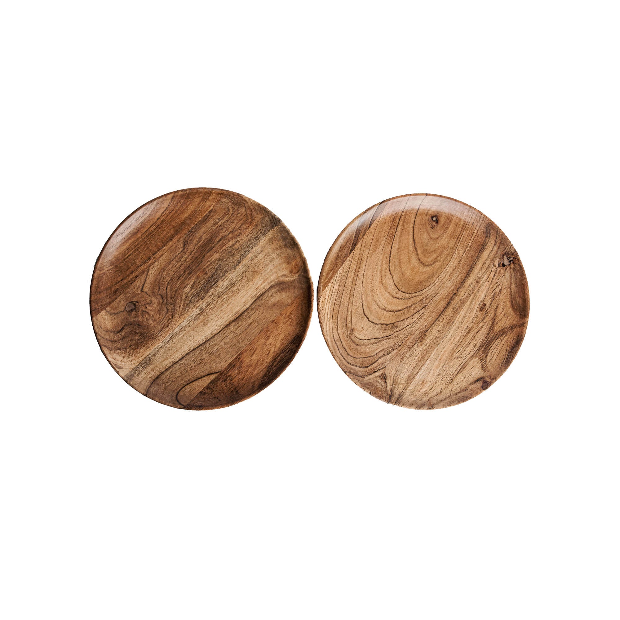 Dune Acacia Plates Set of 2 Small