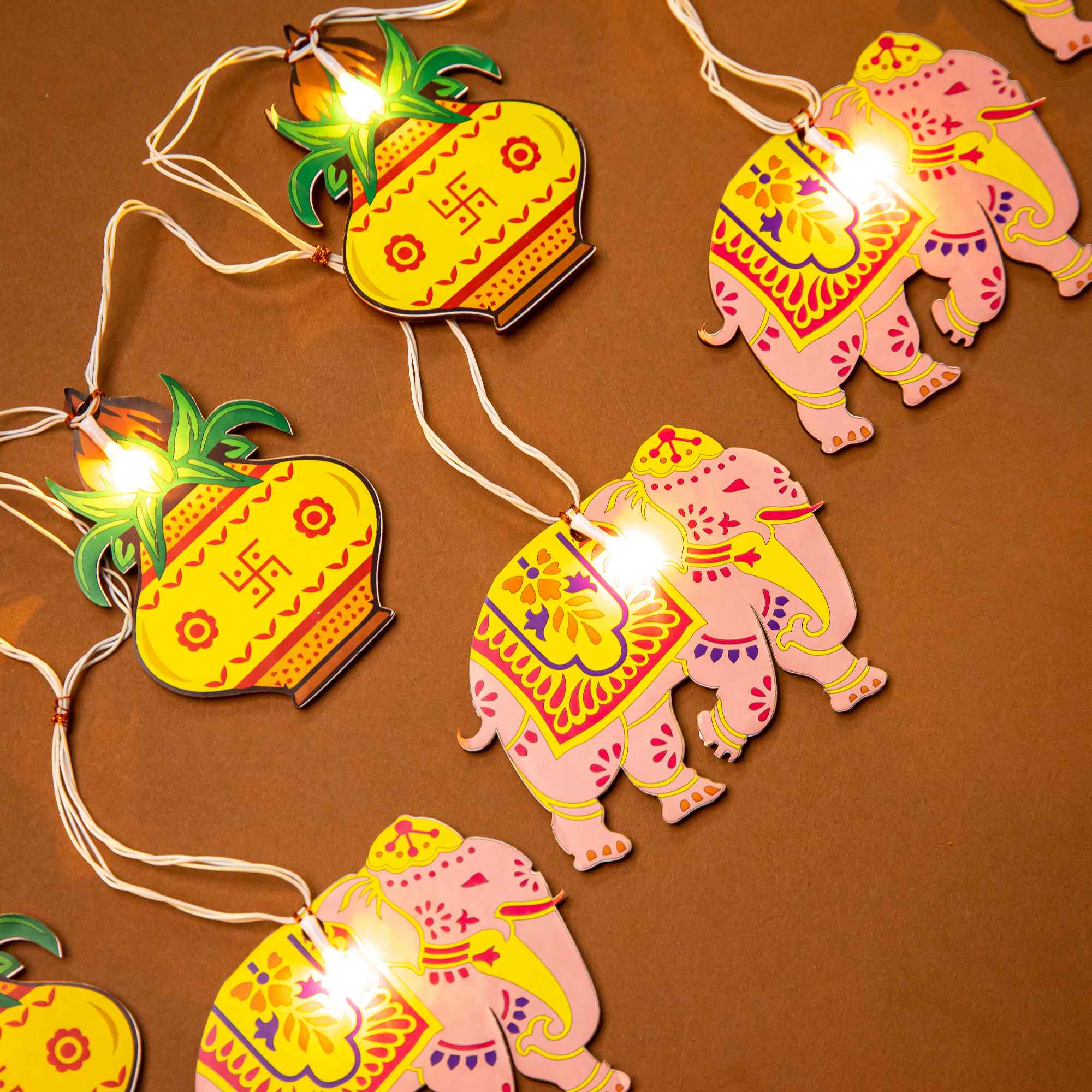 Kalash - Elephant Festive Light Bunting