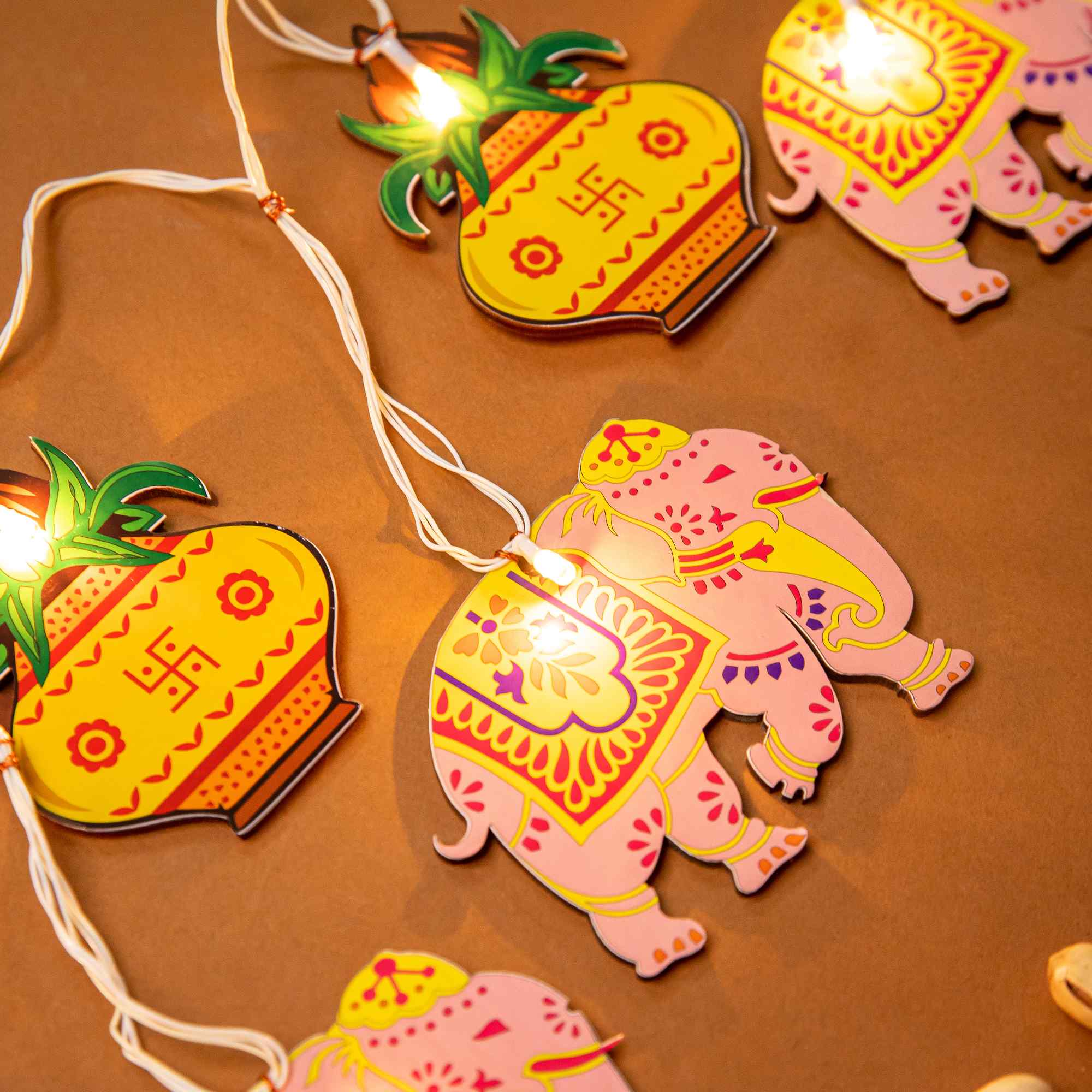 Kalash - Elephant Festive Light Bunting