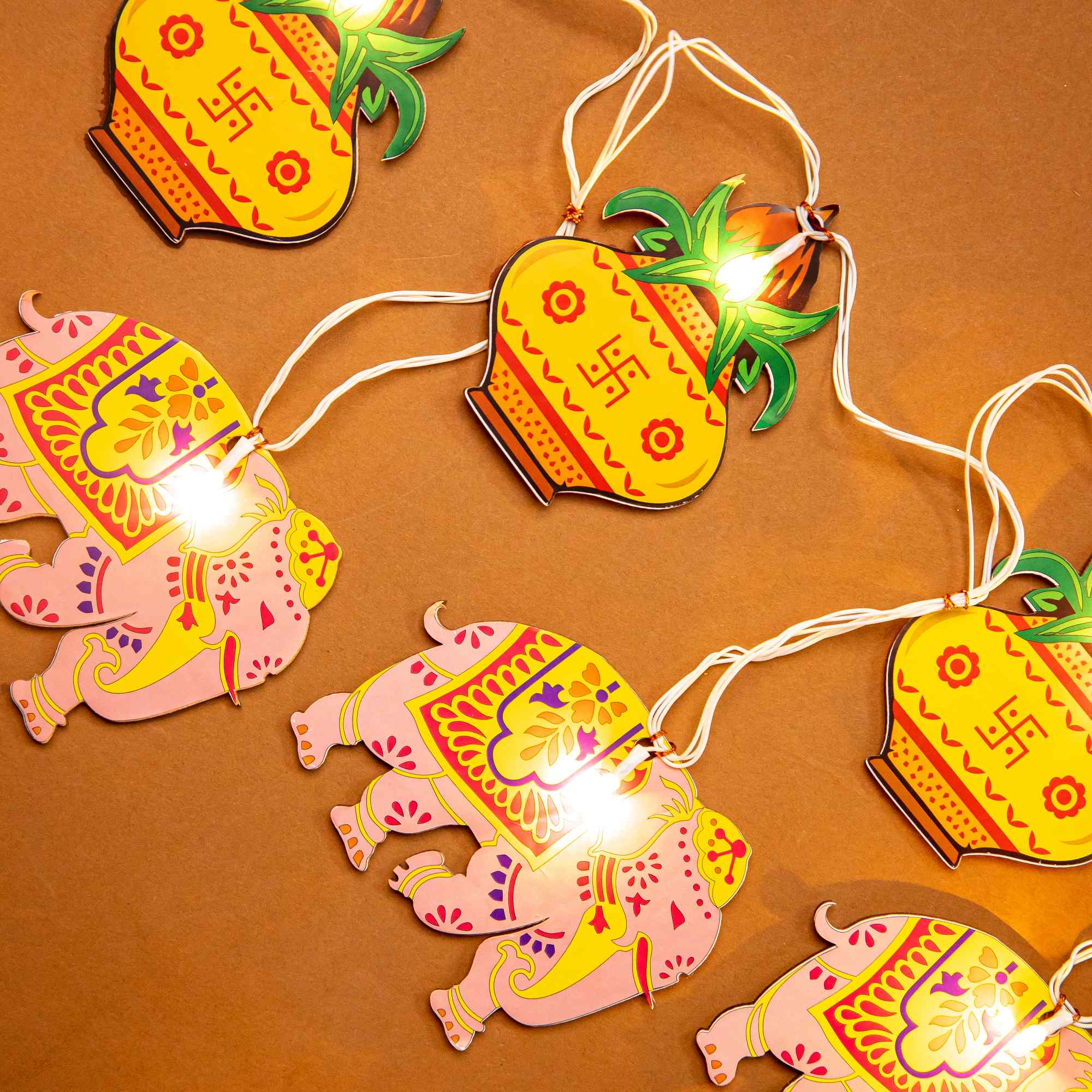 Kalash - Elephant Festive Light Bunting