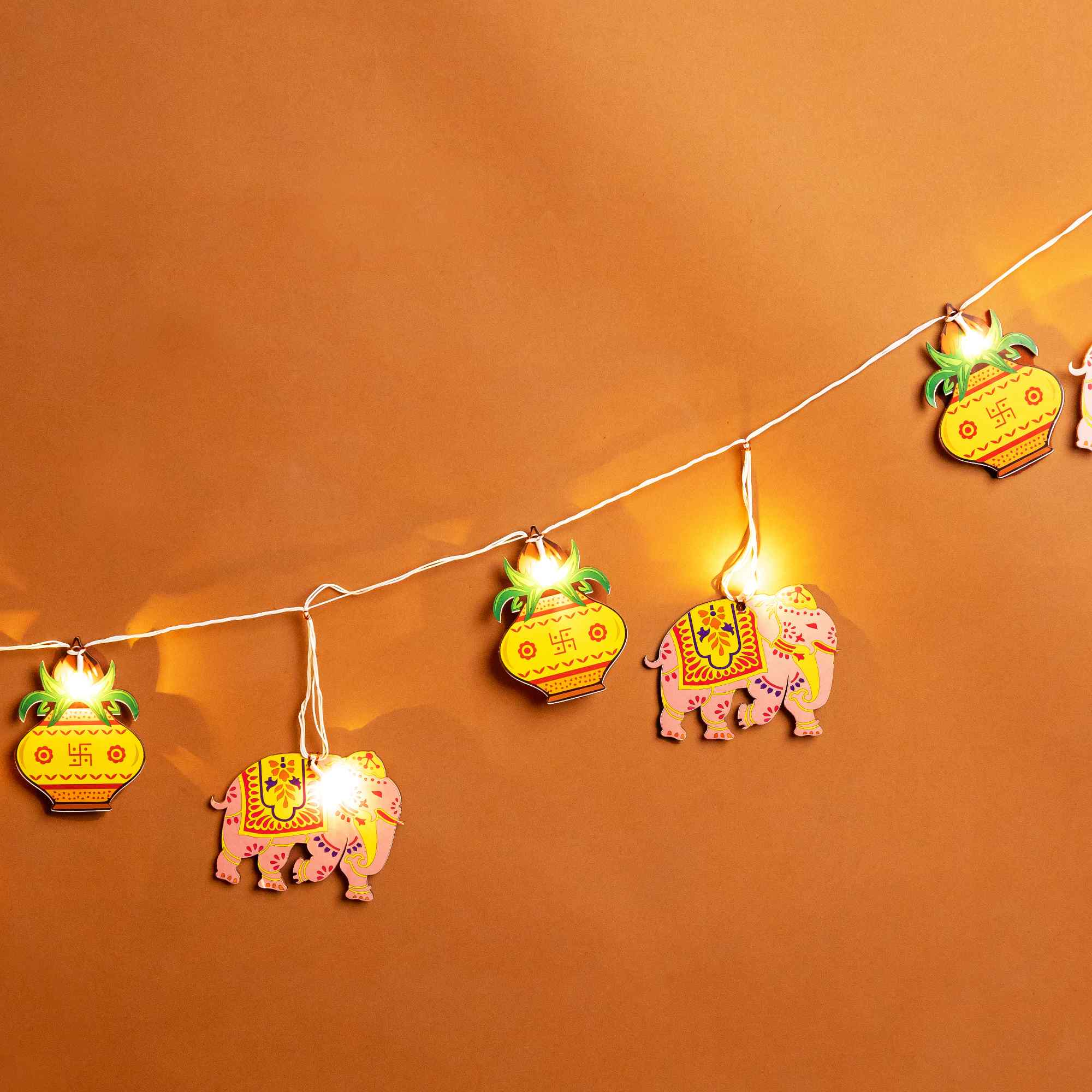 Kalash - Elephant Festive Light Bunting