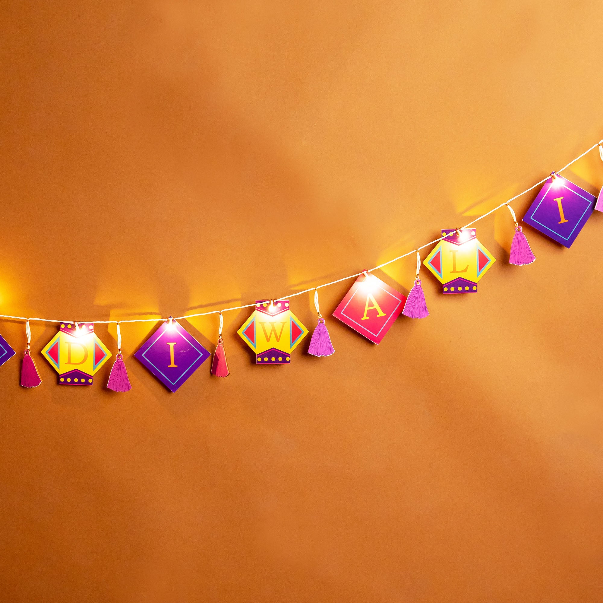 Lantern - HAPPY DIWALI Festive Light Bunting