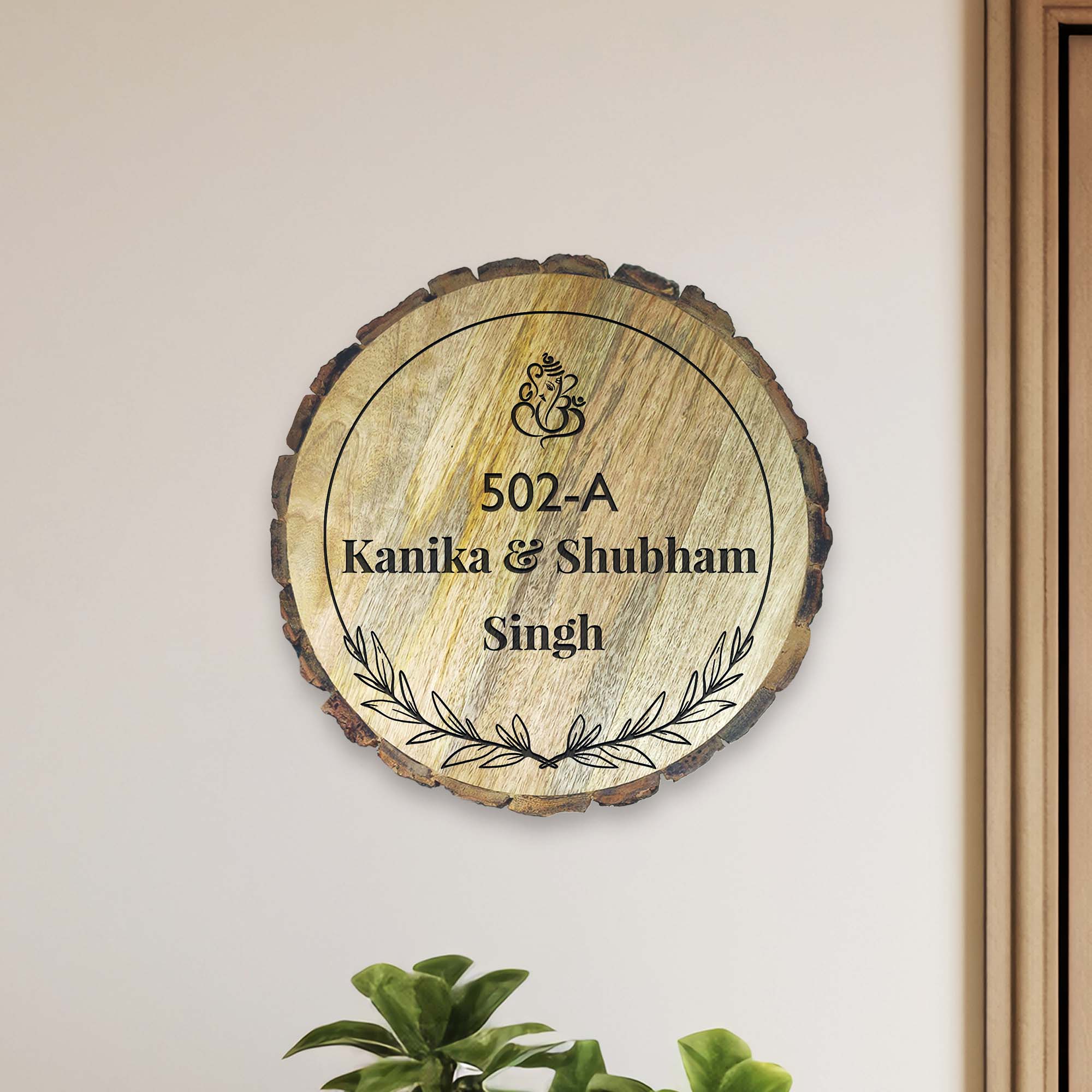 Customized Round Name Plate