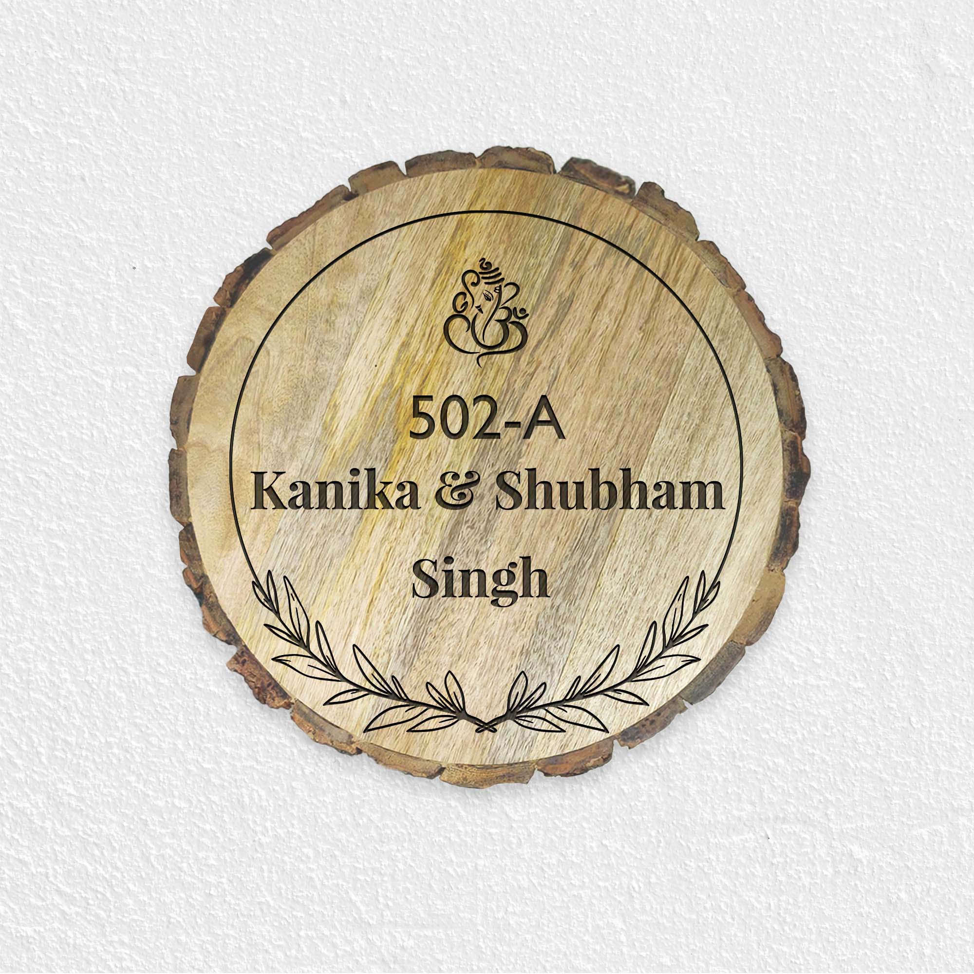 Customized Round Name Plate