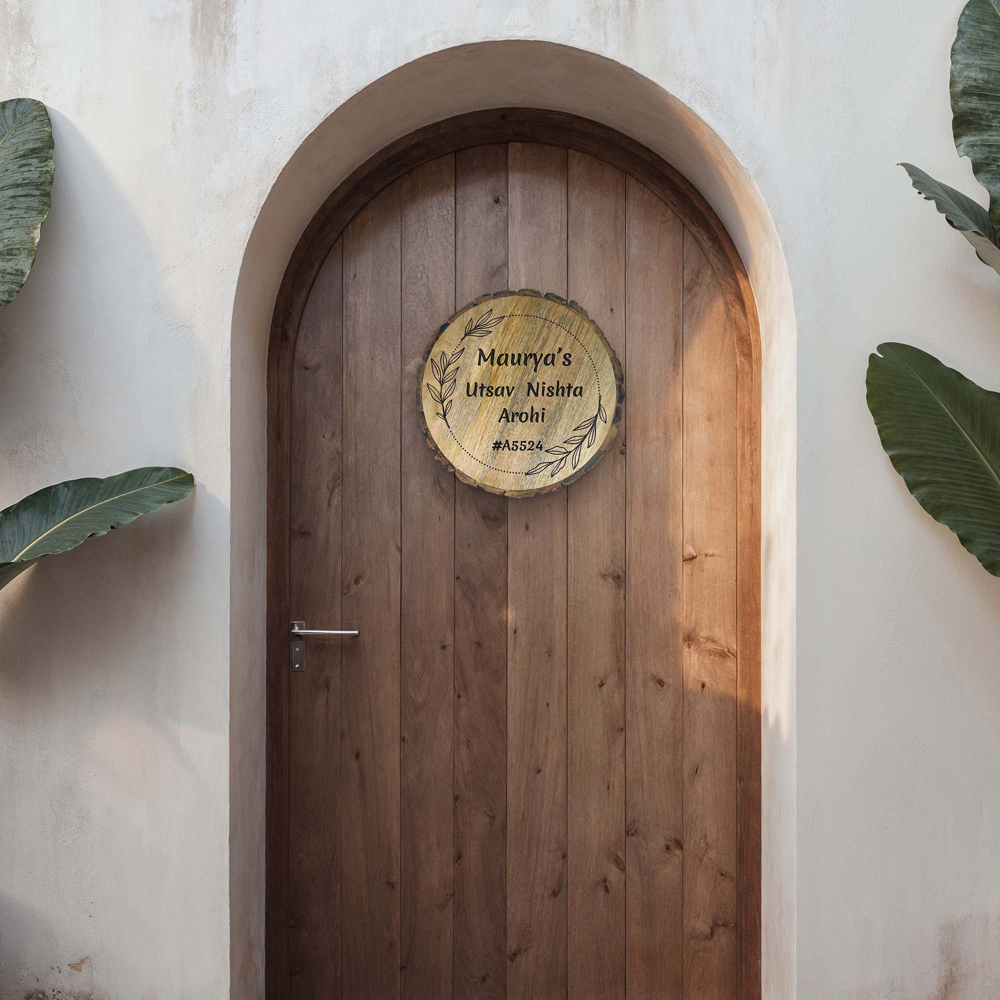 Customized Round Name Plate