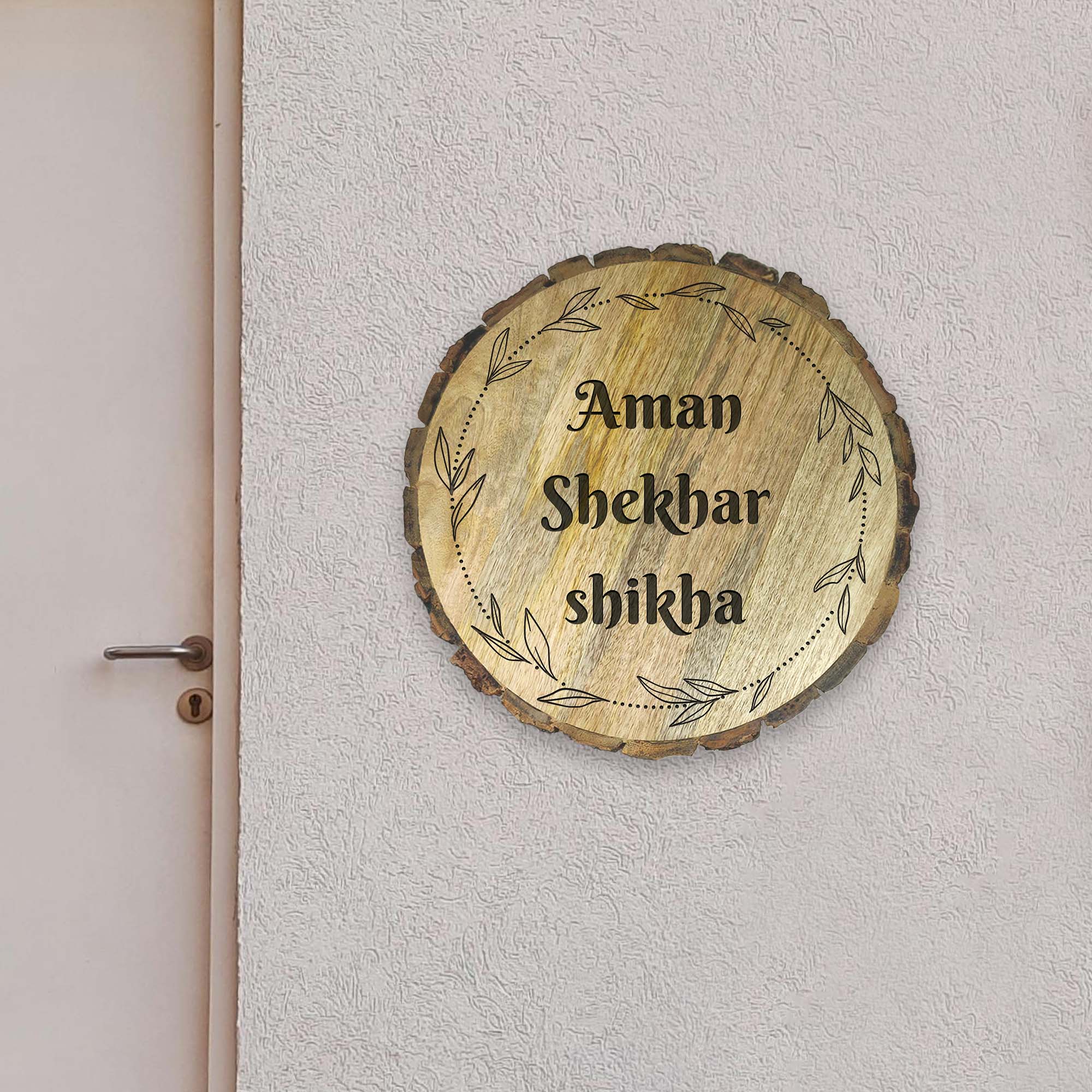 Customized Round Name Plate
