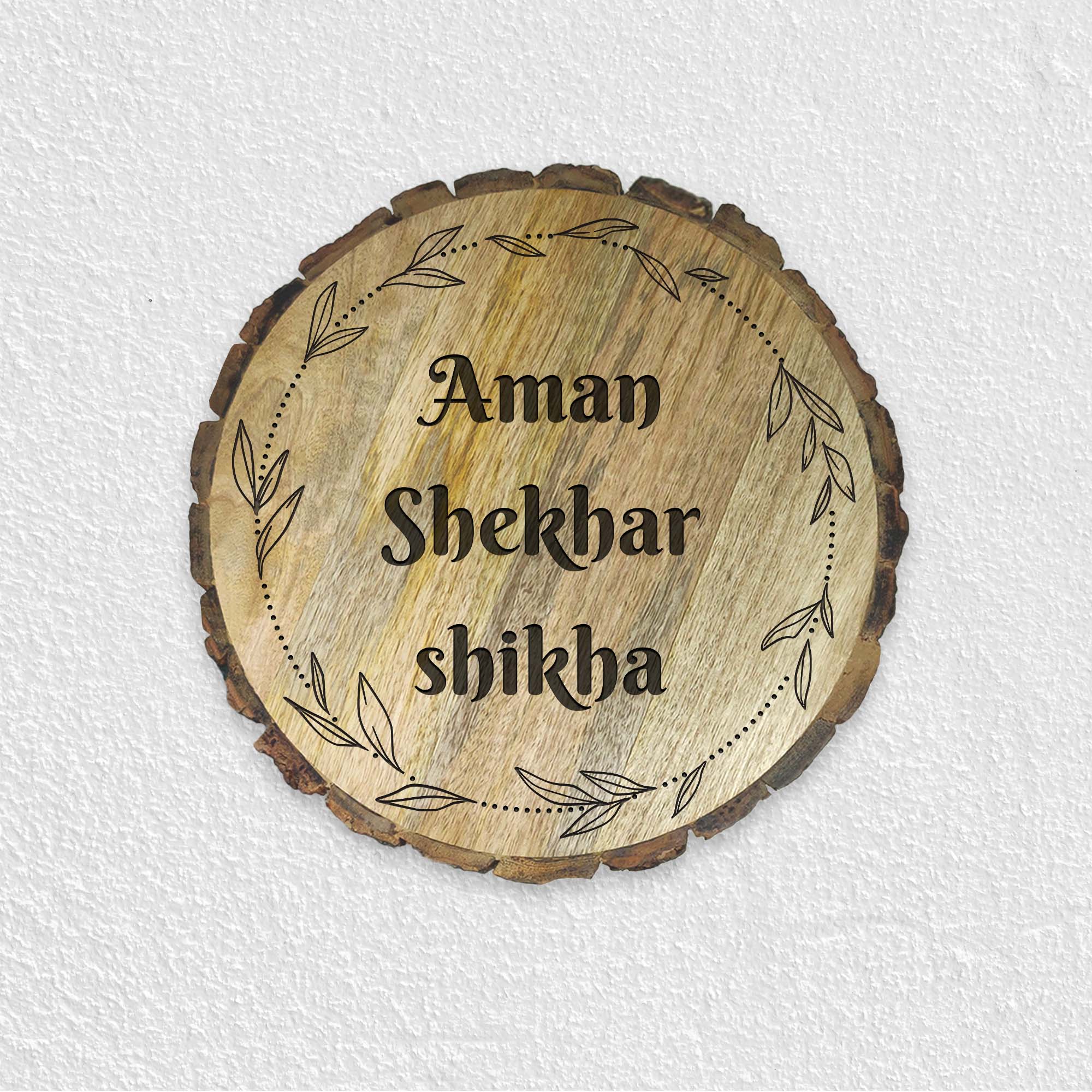 Customized Round Name Plate