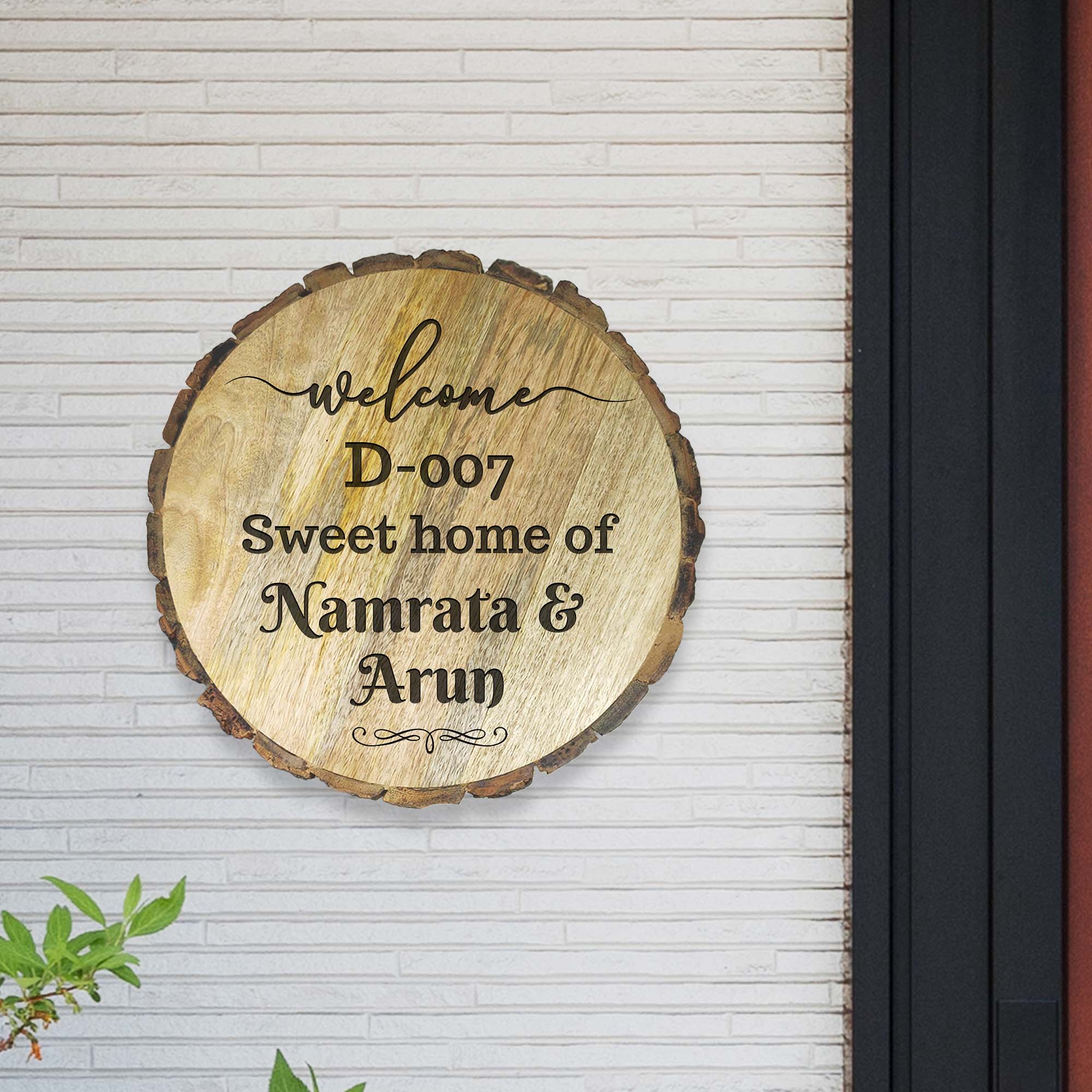 Customized Round Name Plate