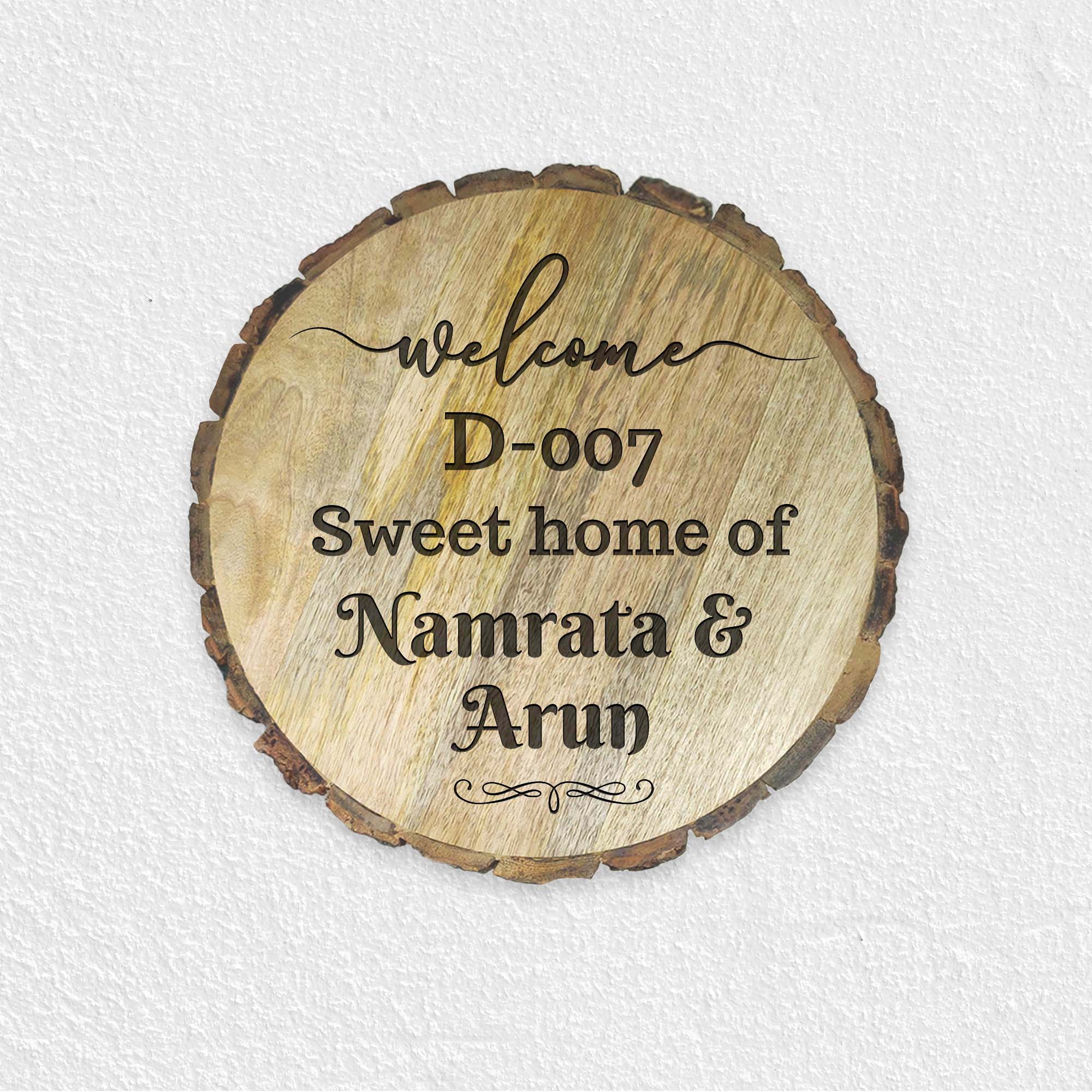 Customized Round Name Plate