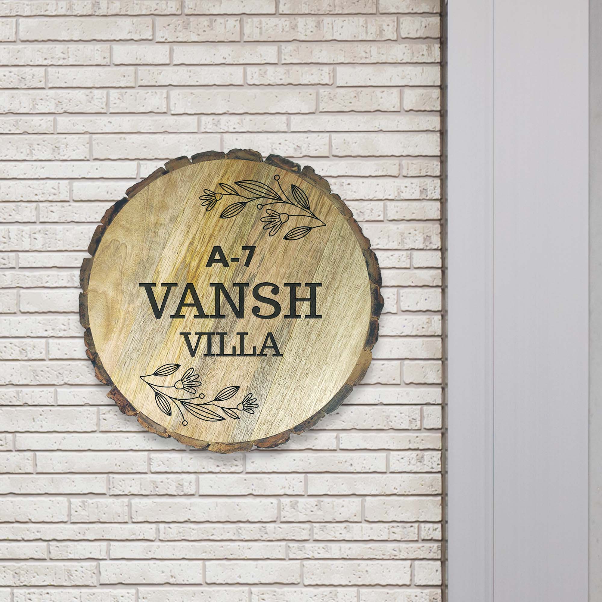 Customized Round Name Plate