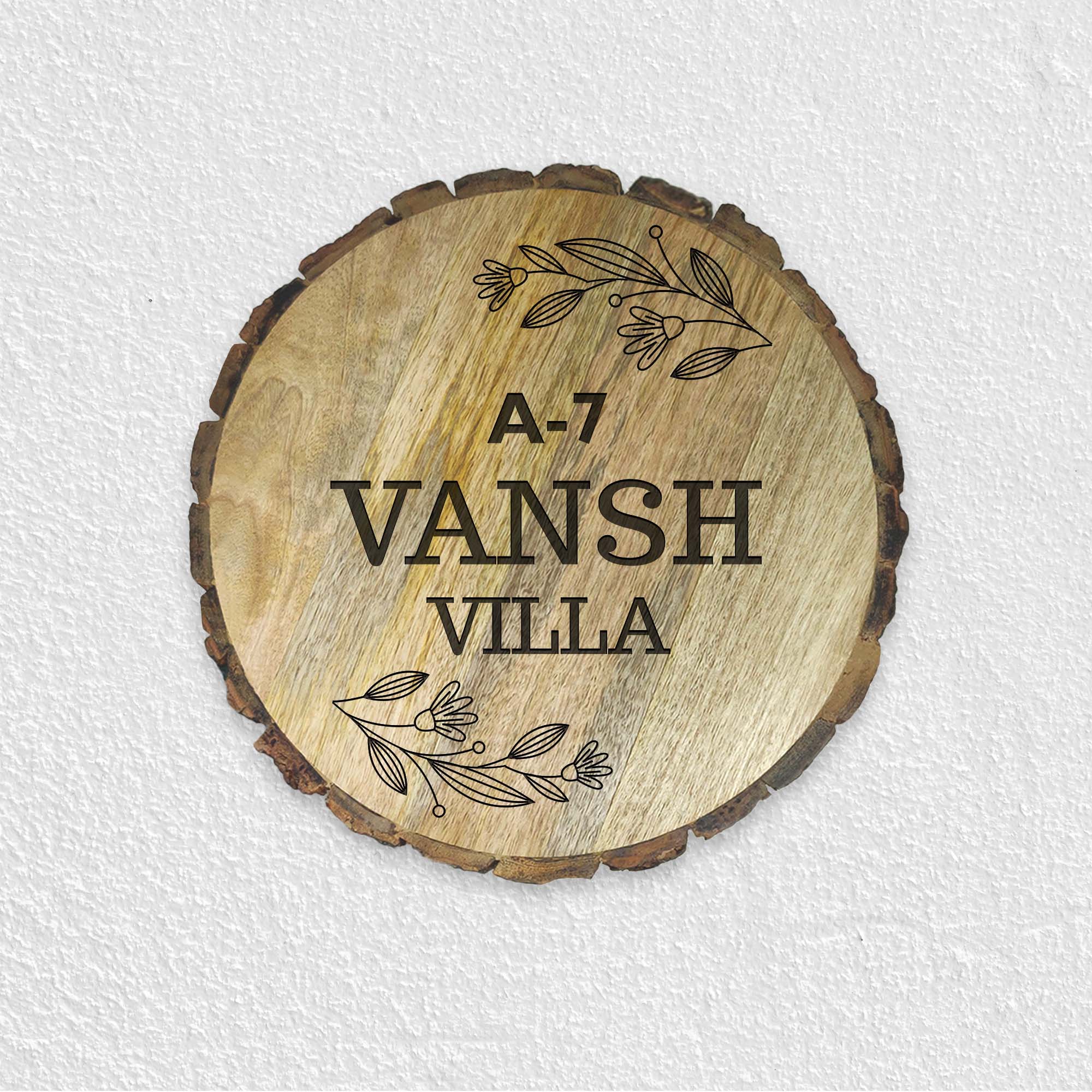 Customized Round Name Plate