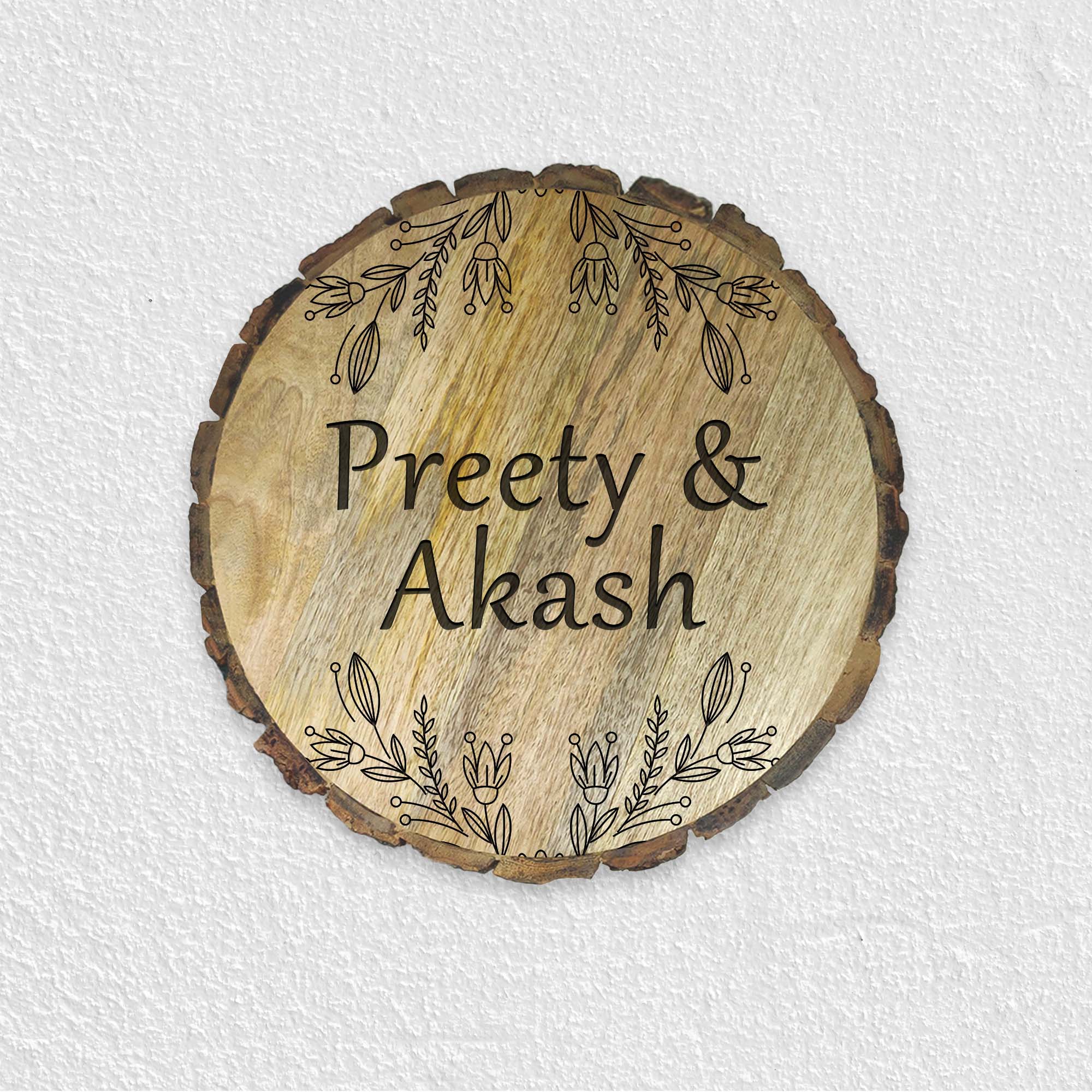 Customized Round Name Plate