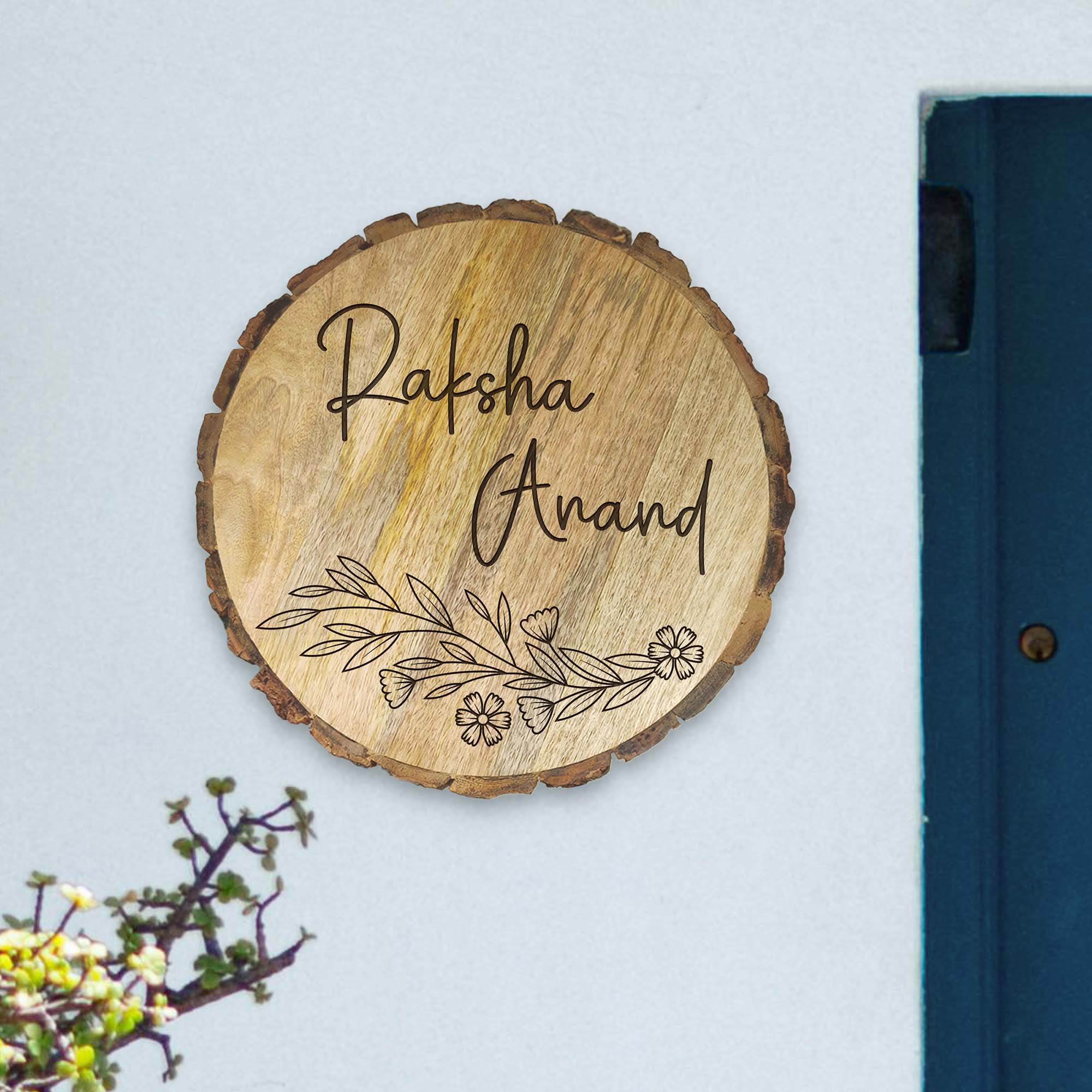 Customized Round Name Plate