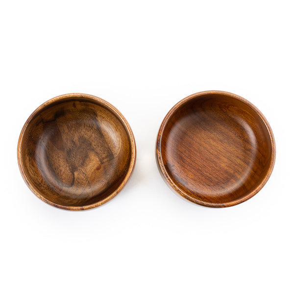 BARO WOODEN BOWLS-SMALL SET OF 2