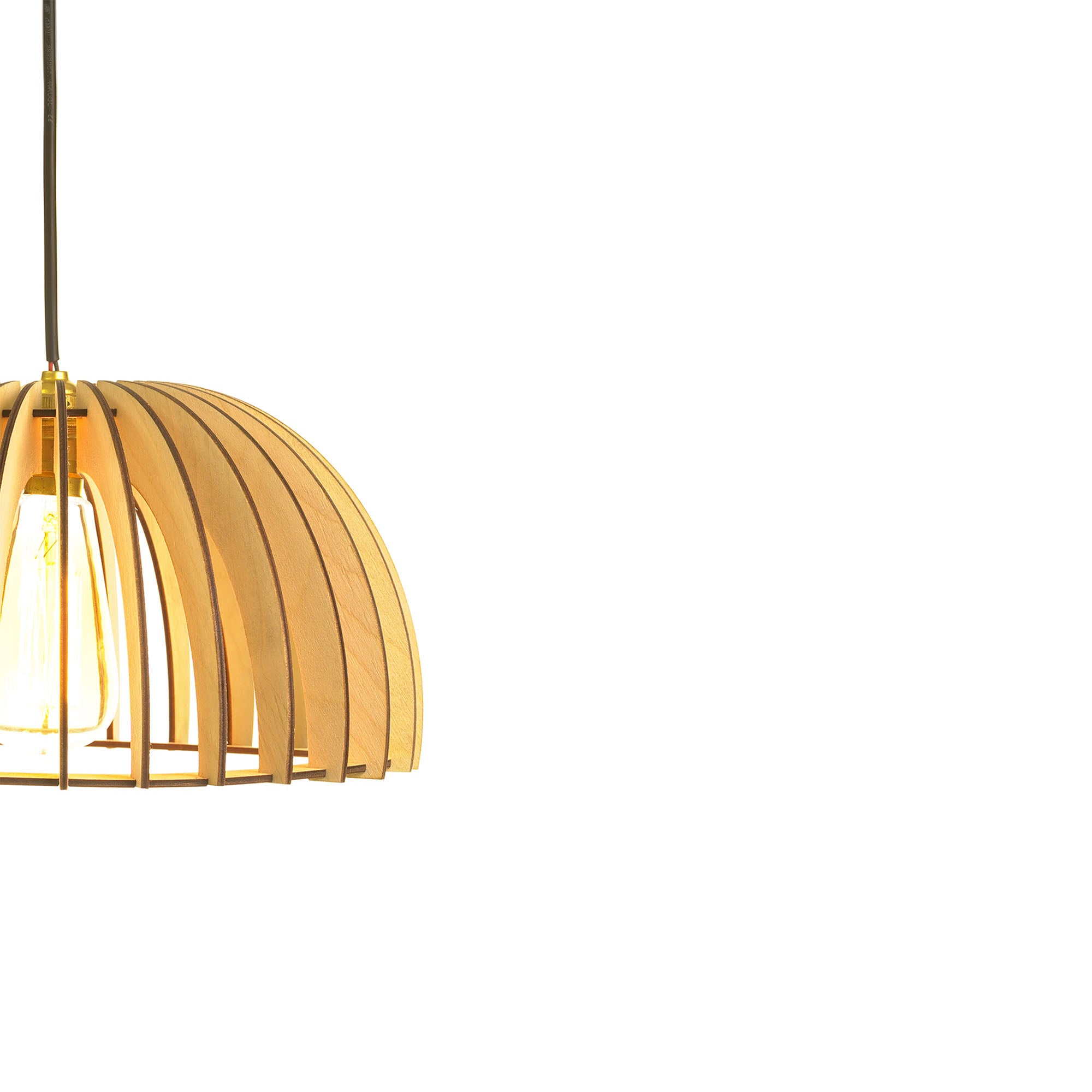 Bangu Birch Wood Ceiling Lamp