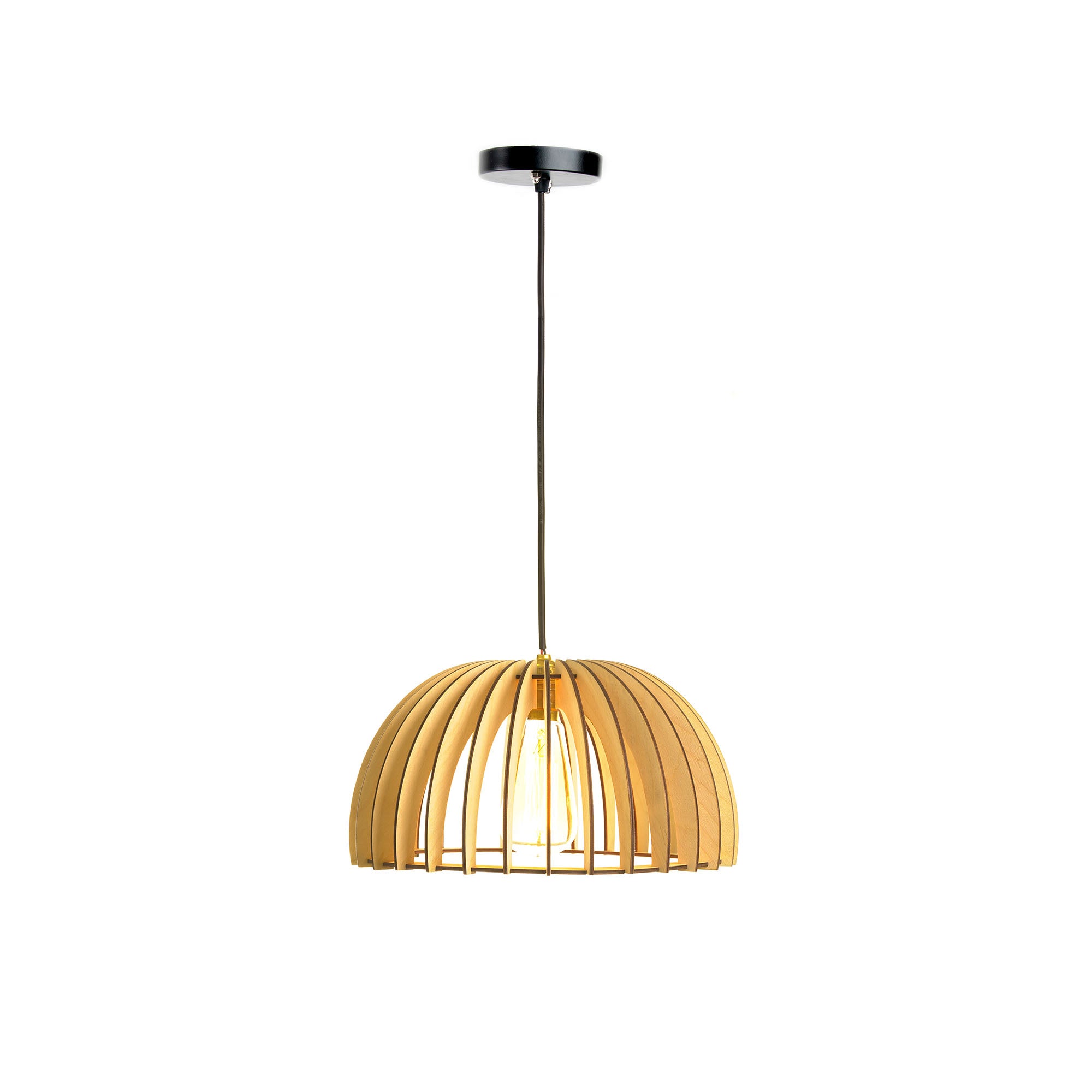 Bangu Birch Wood Ceiling Lamp