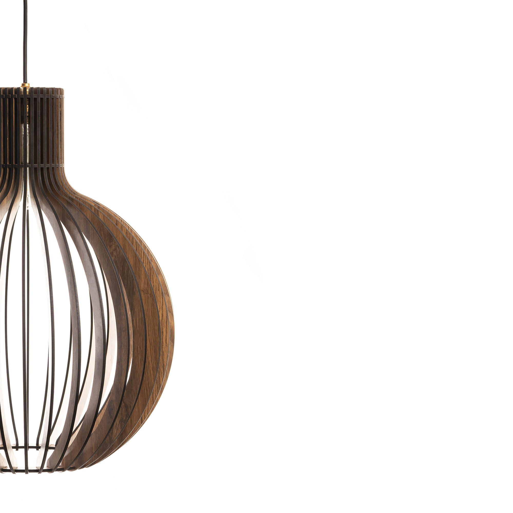 Bongo Ceiling Pine Wood Lamp