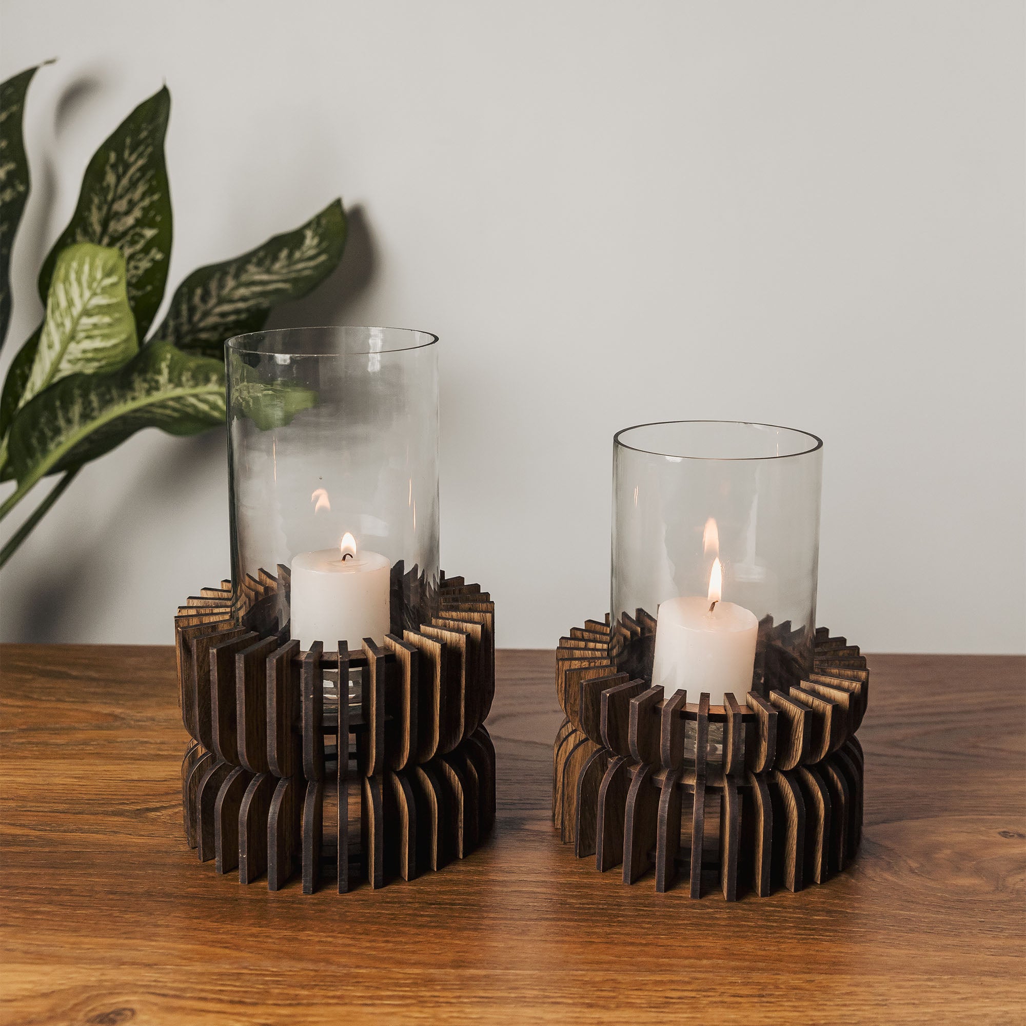 CHARLOTTE HURRICANE CANDLE HOLDER
