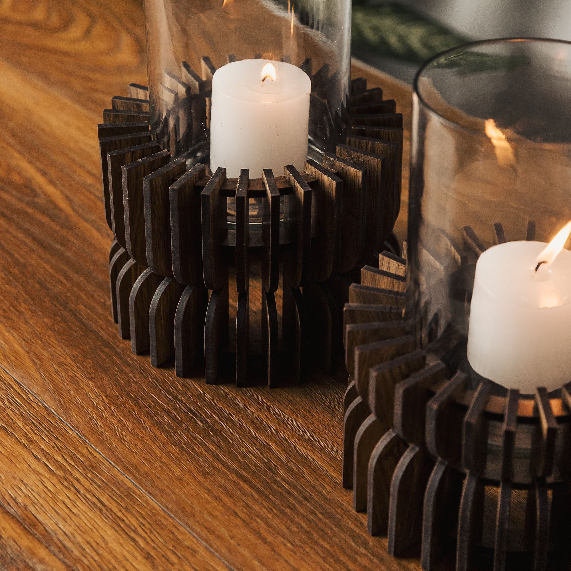 CHARLOTTE HURRICANE CANDLE HOLDER