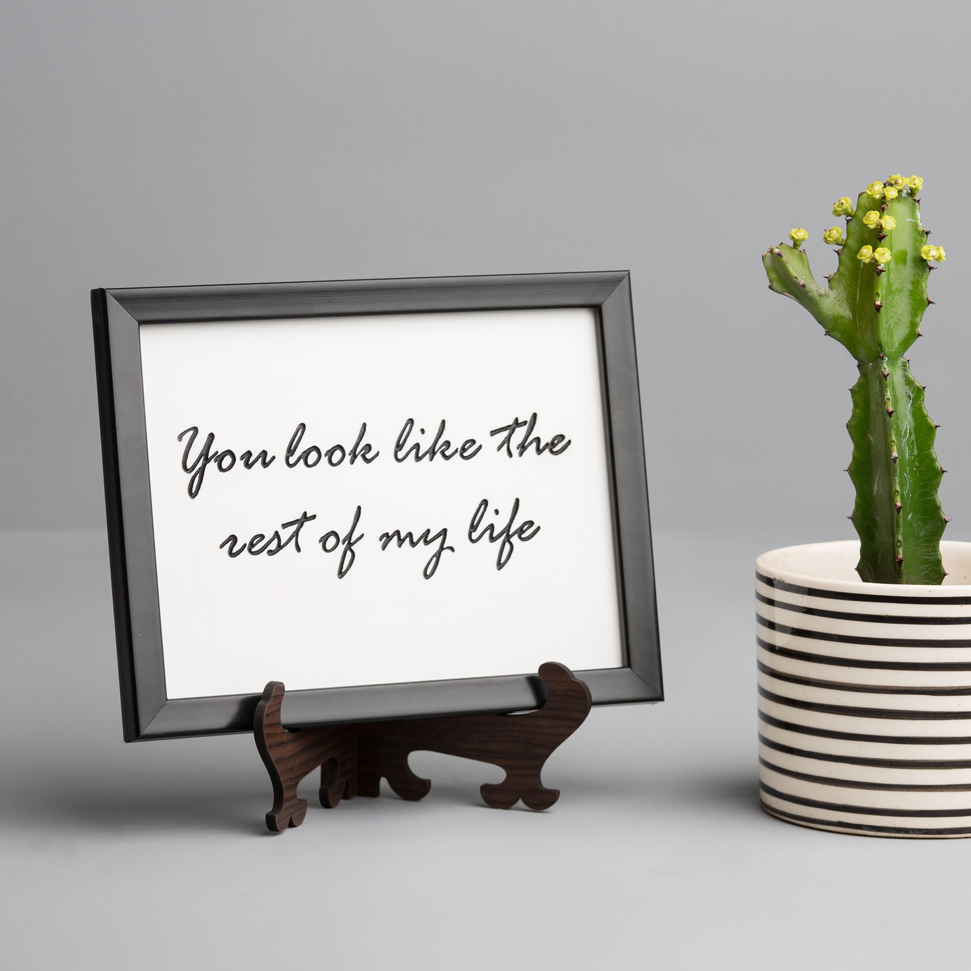'You look like the rest of my life' 