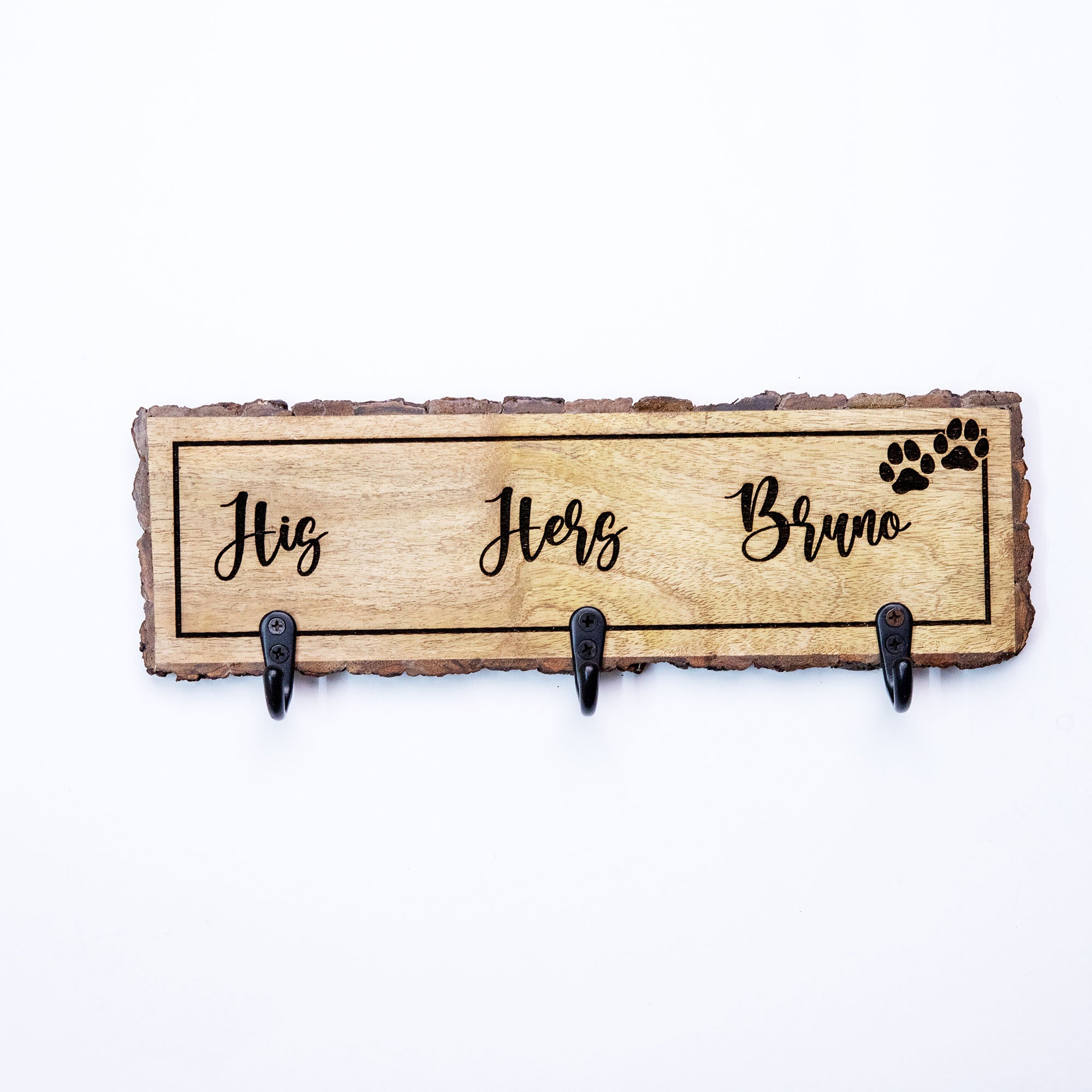 "His Her Bruno" Customized  Key Holder