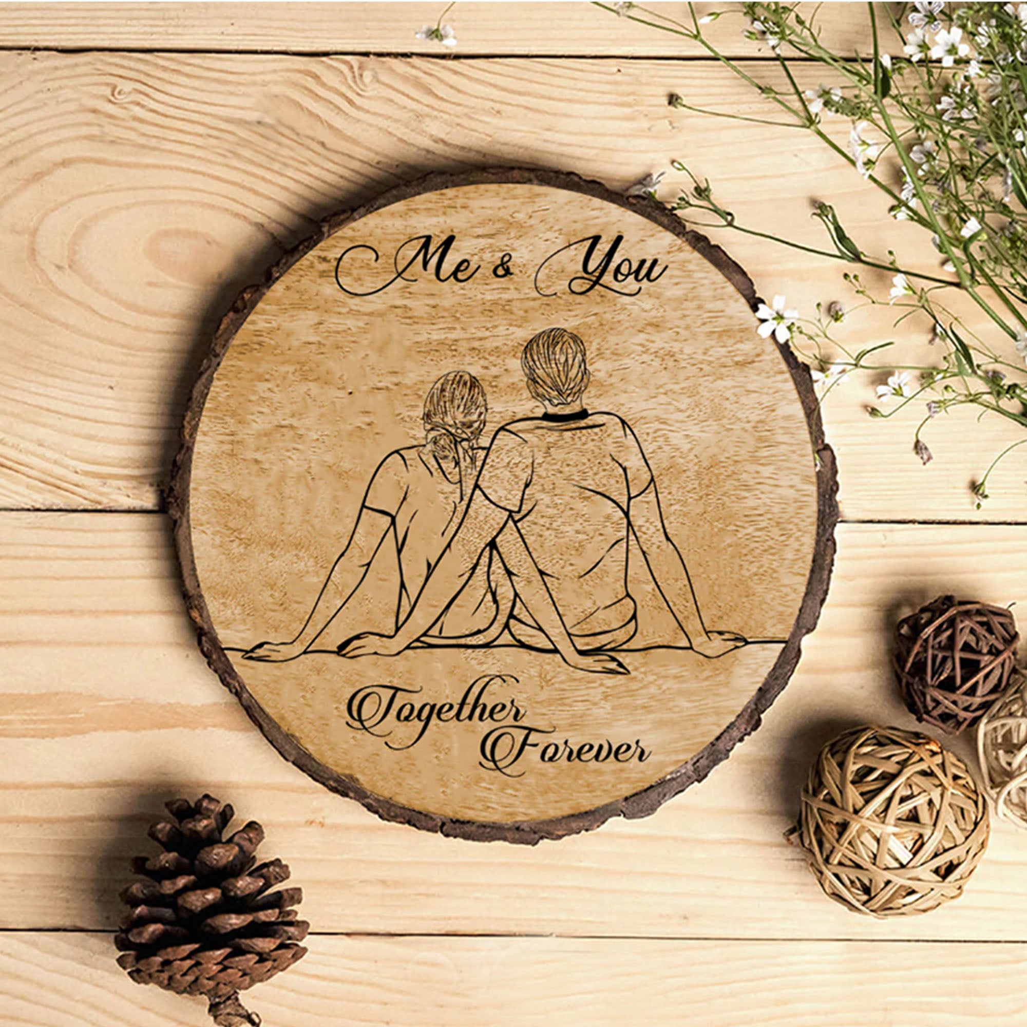 Me & You Together Forever Gifting Plaque