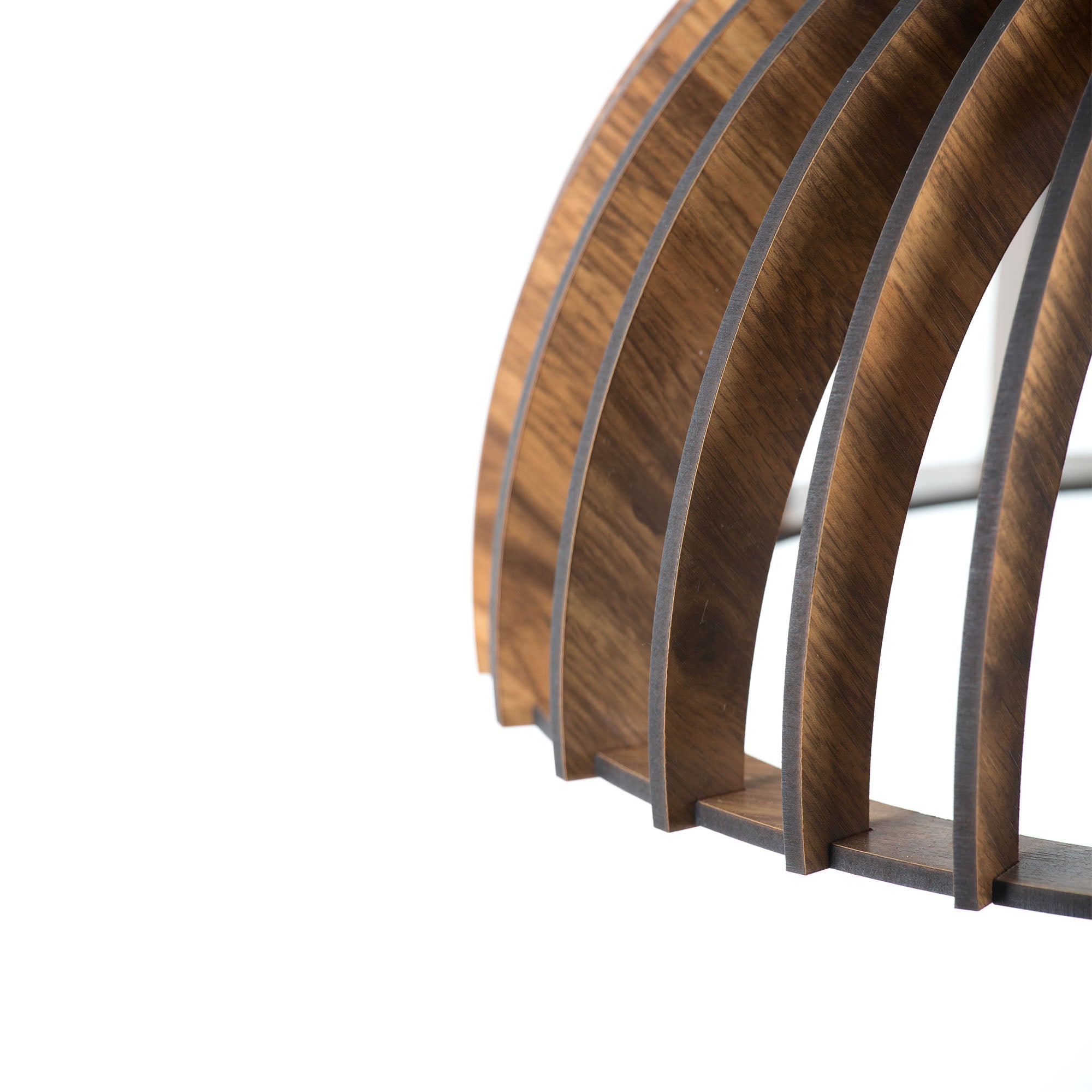 Dome Style Wooden Lamp