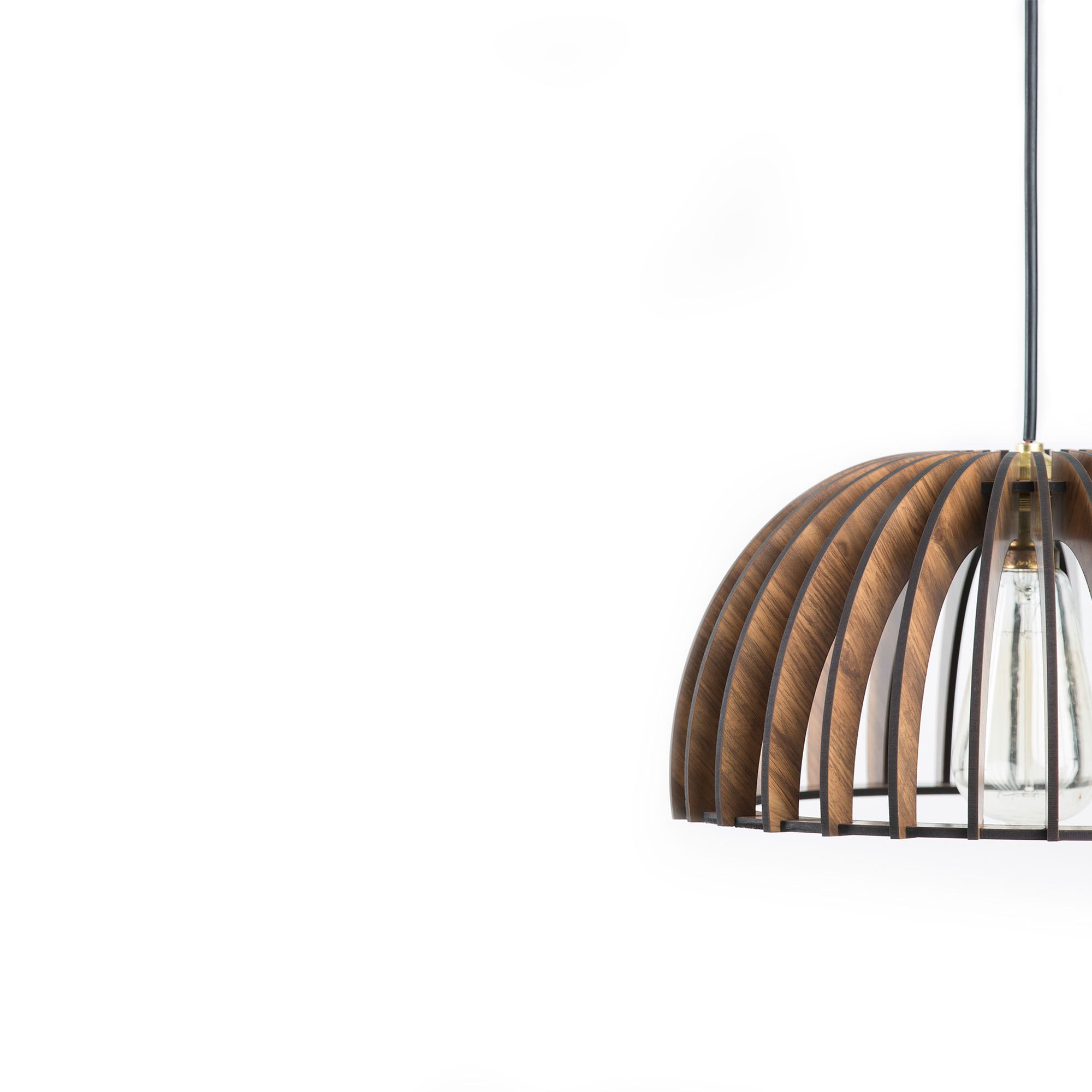 Dome Style Wooden Lamp