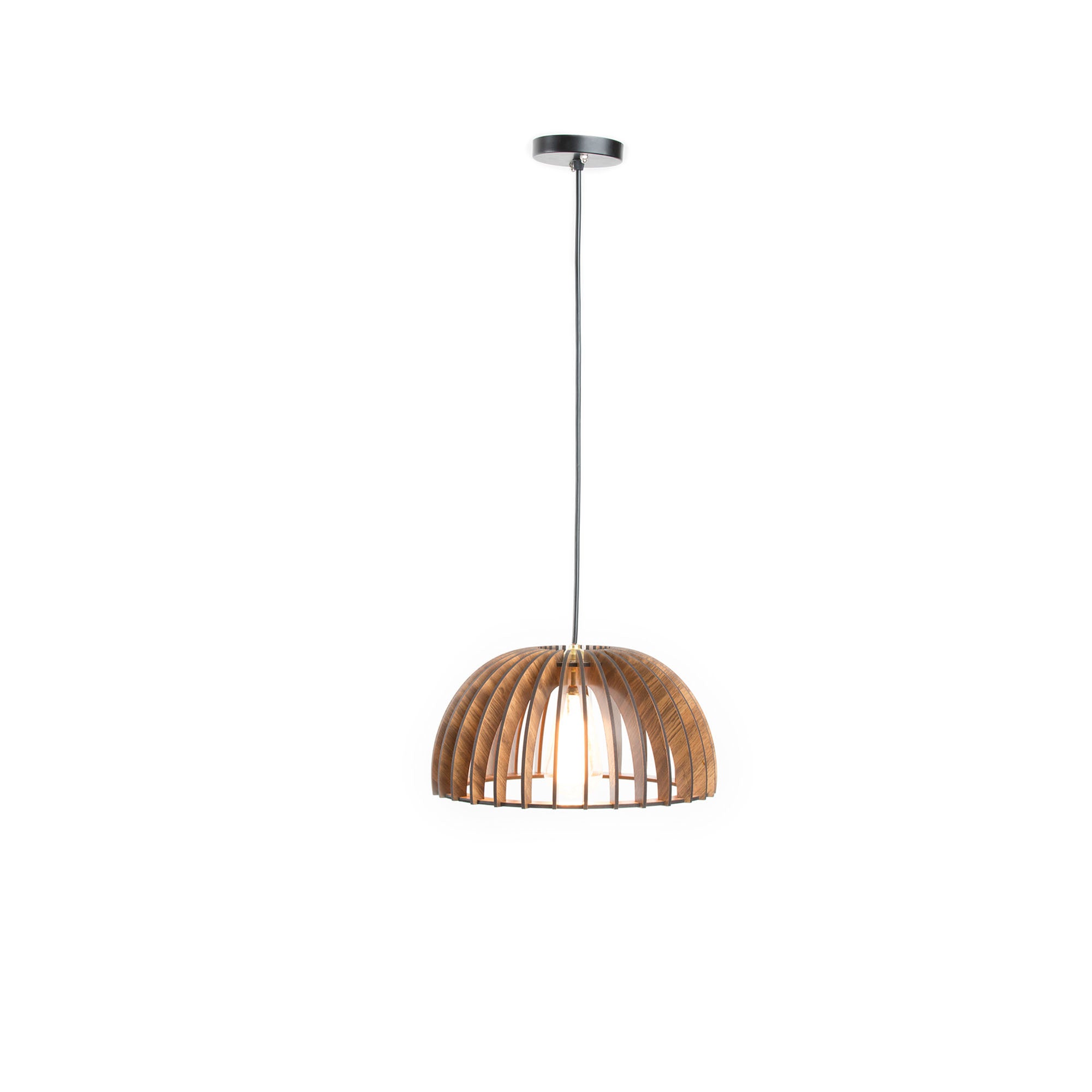 Dome Style Wooden Lamp