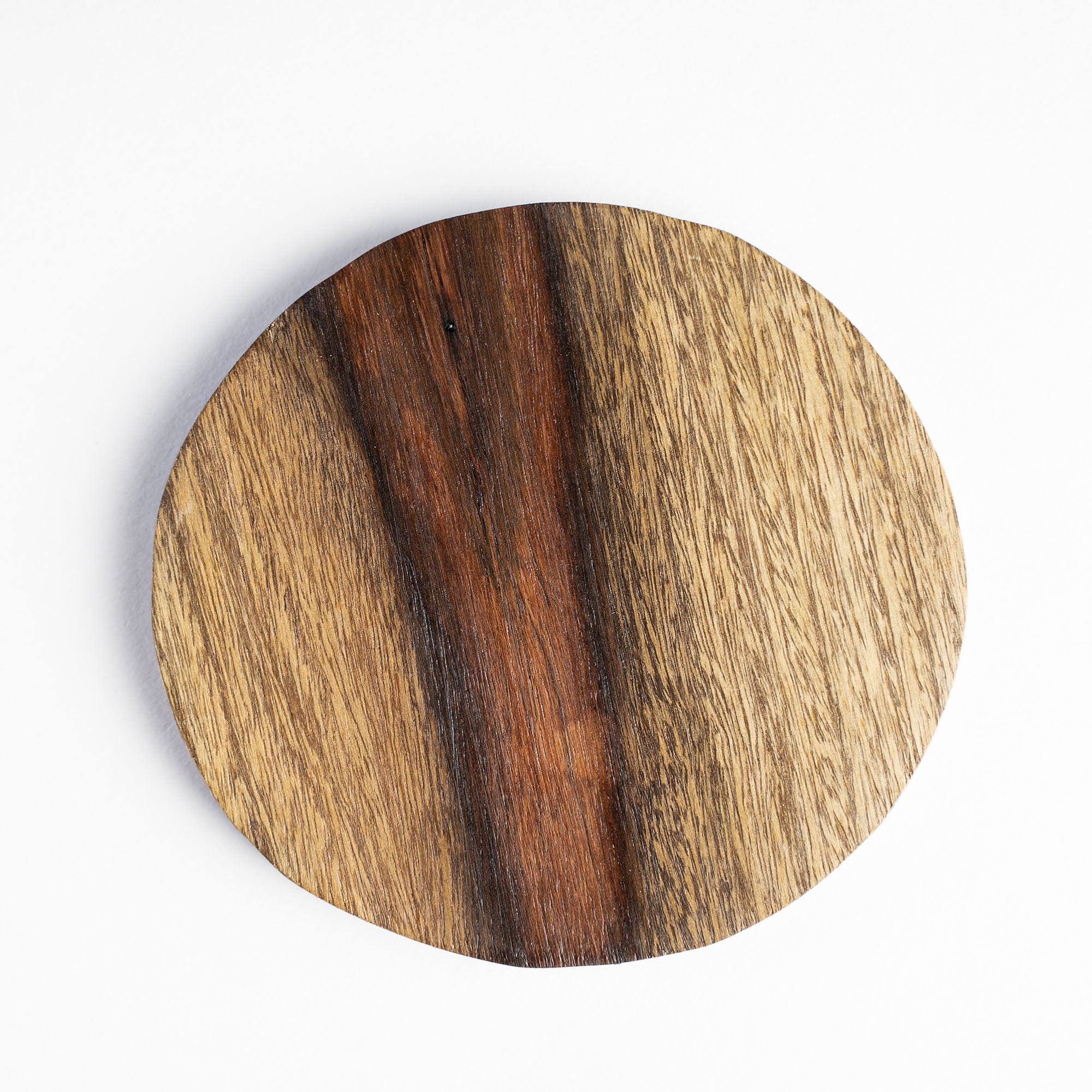 Round Sheeshamwood Coaster