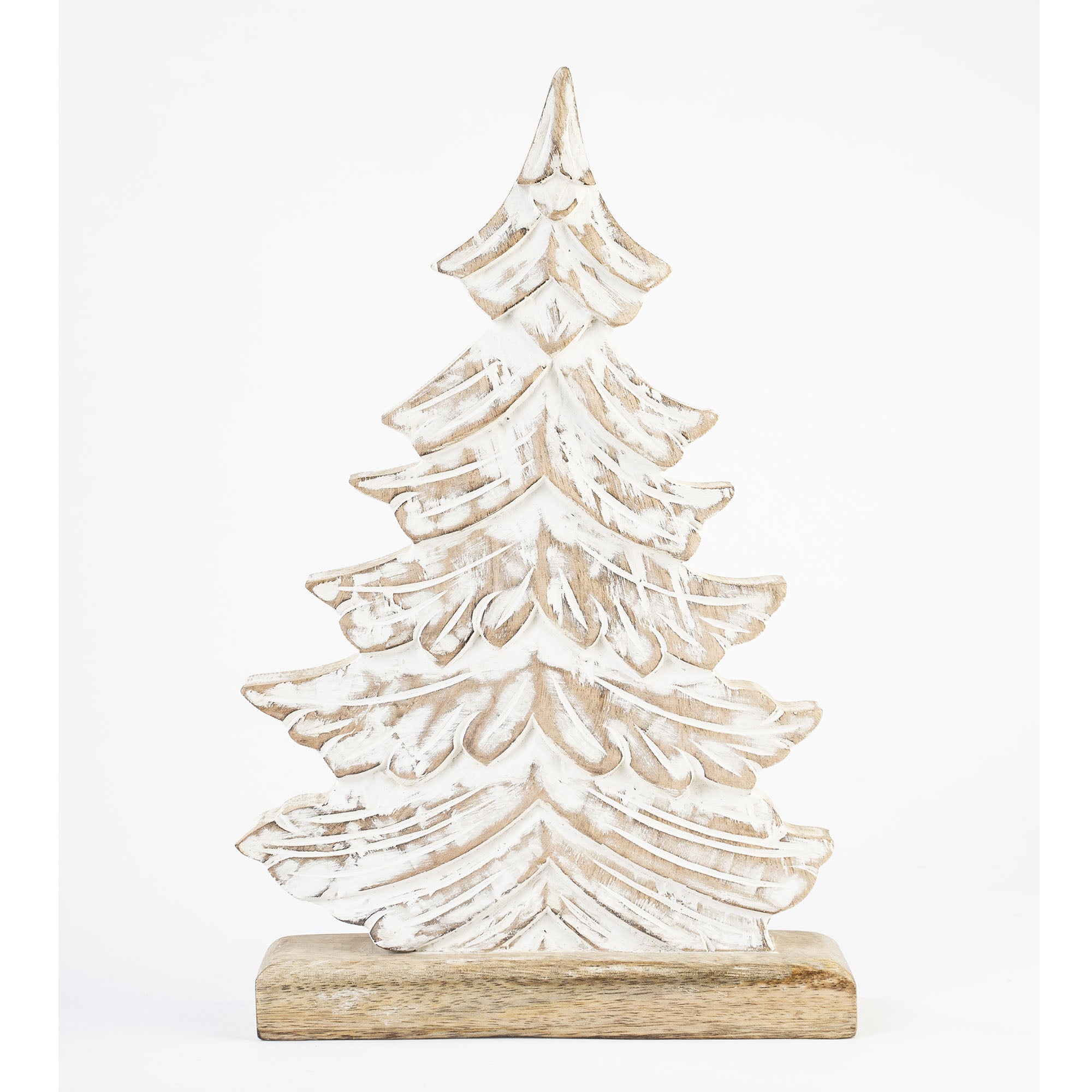 Rustic White Christmas Tree