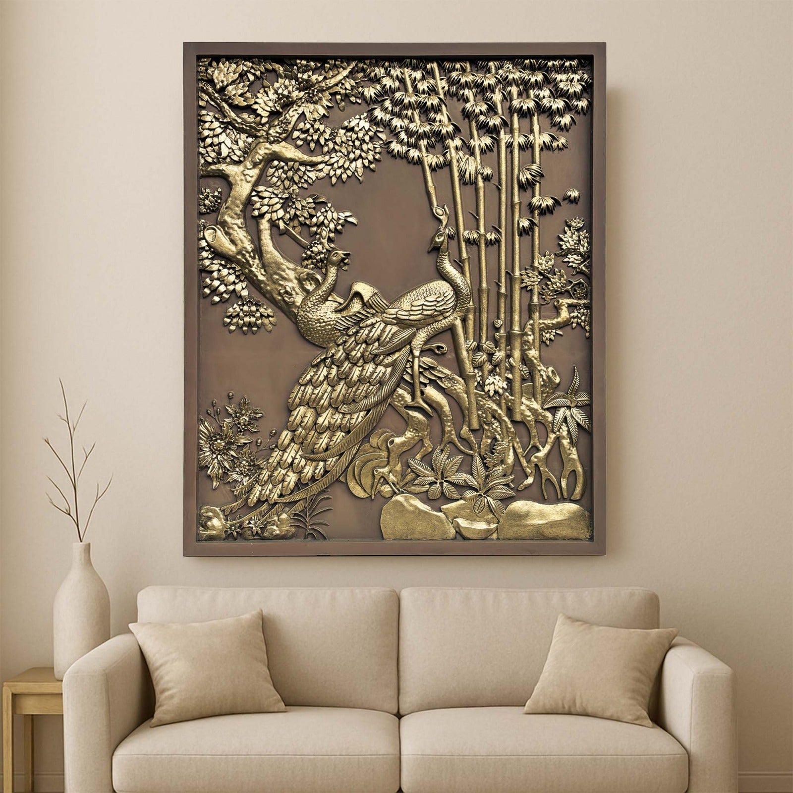 PEACOCK WALL PANEL
